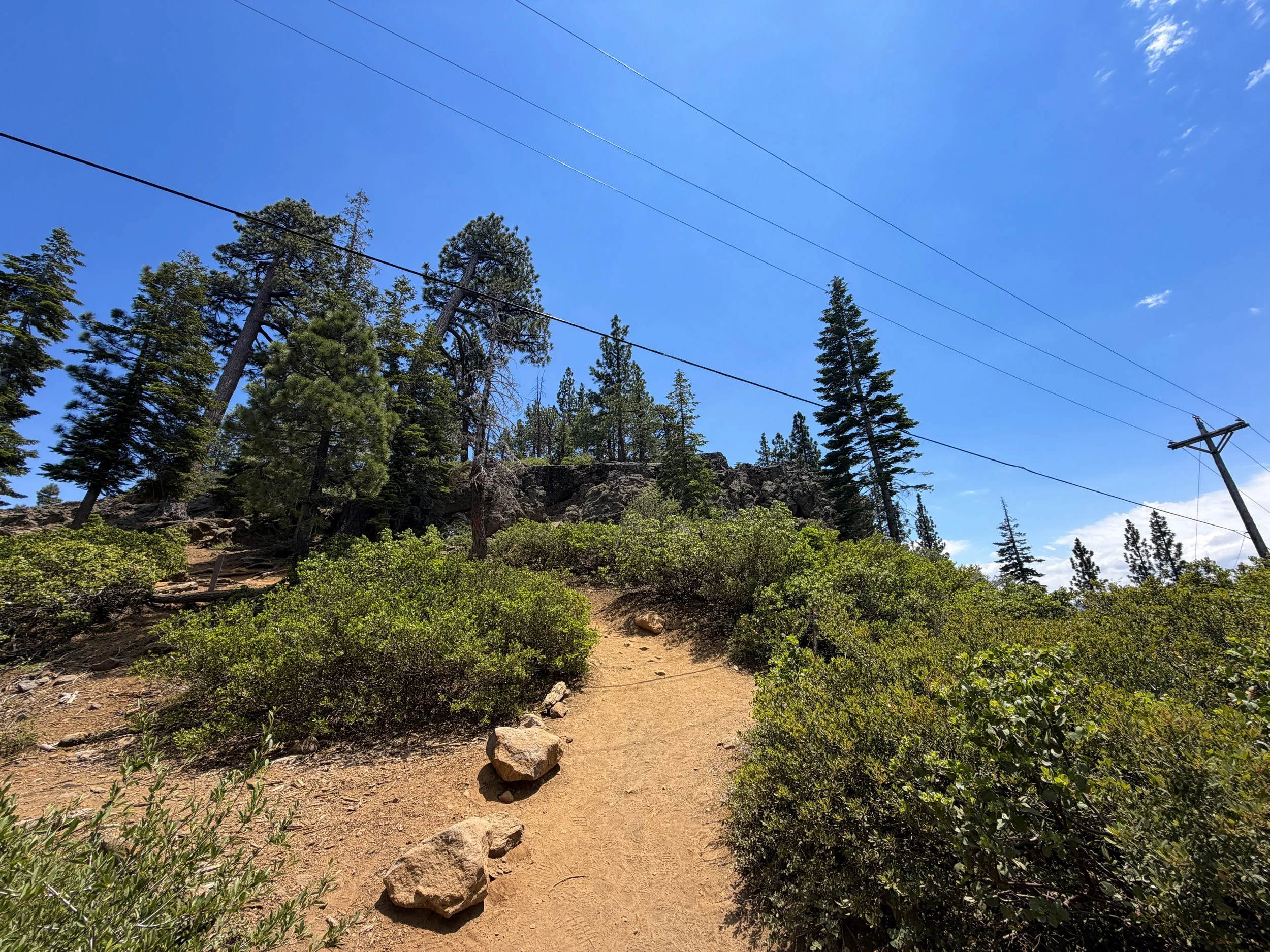 Eagle Rock Hike Lake Tahoe California