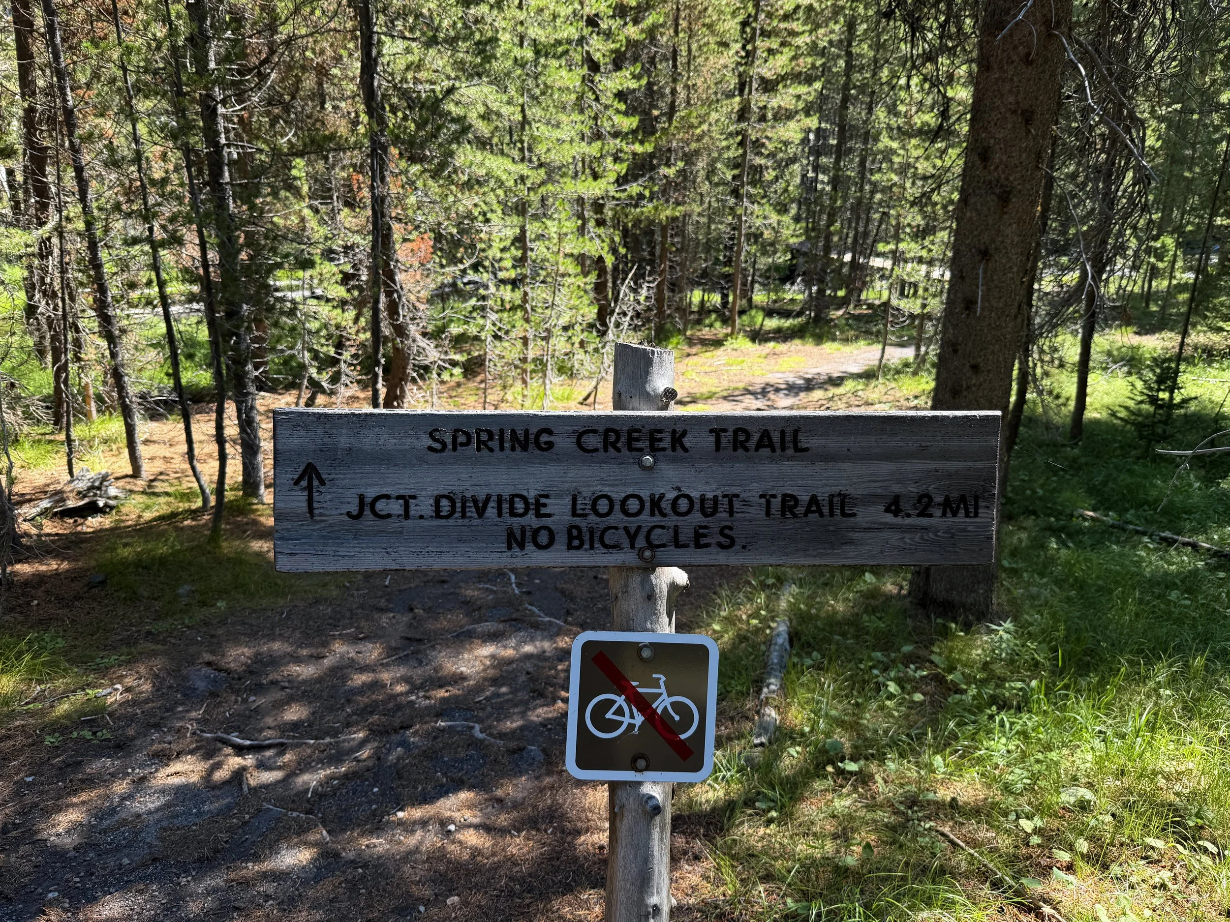 Lone Star Trail Yellowstone National Park Wyoming