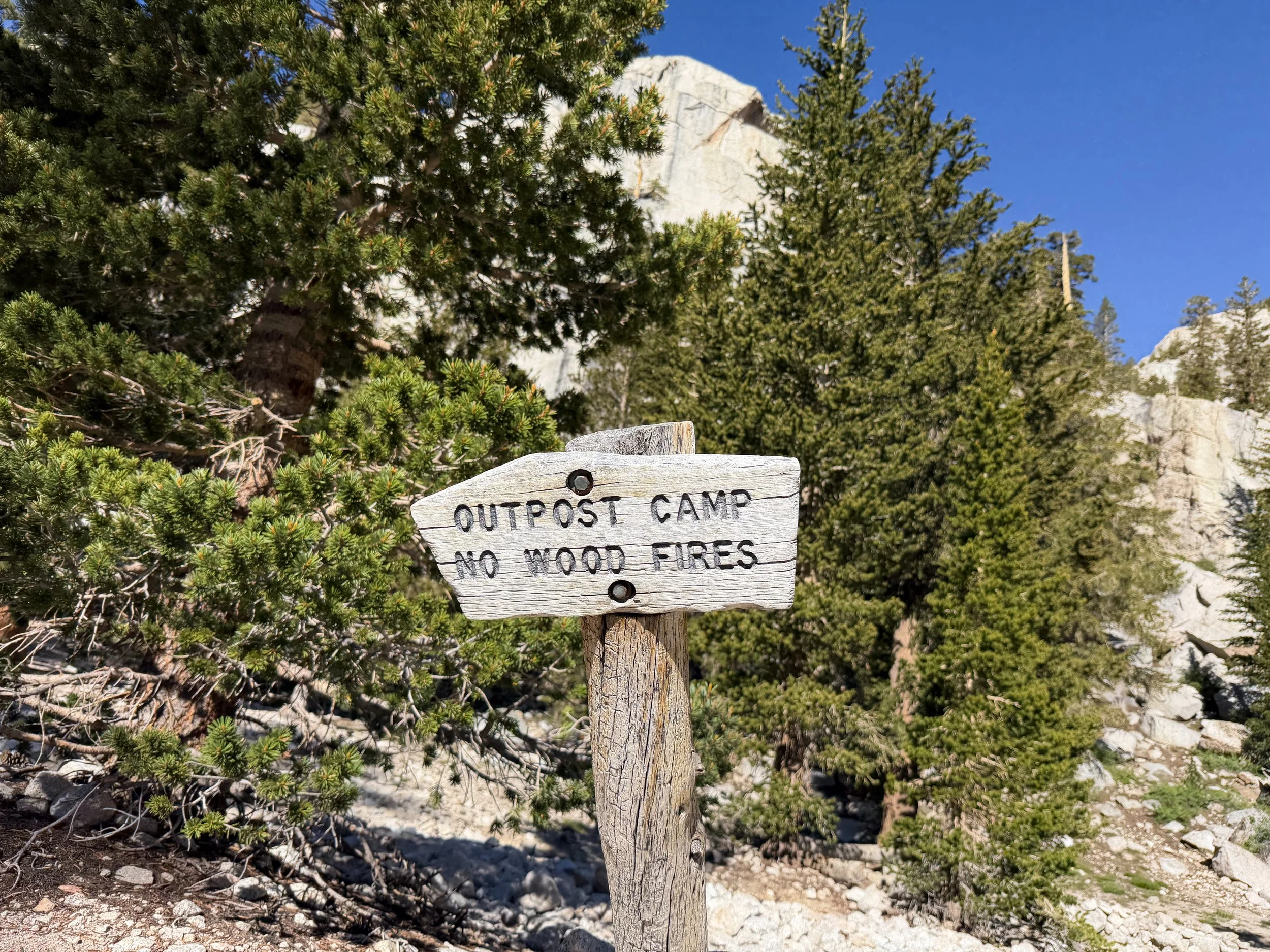 Outpost Camp Mt. Whitney Trail California