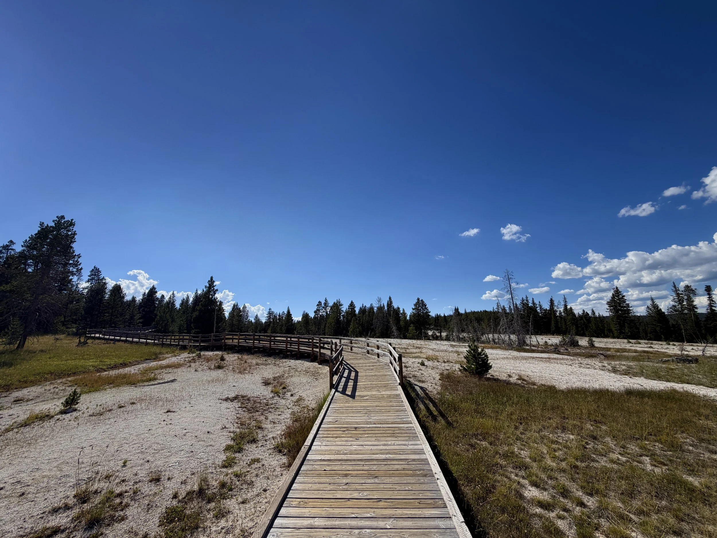 West Thumb Geyser Basin Trail Yellowstone National Park Wyoming