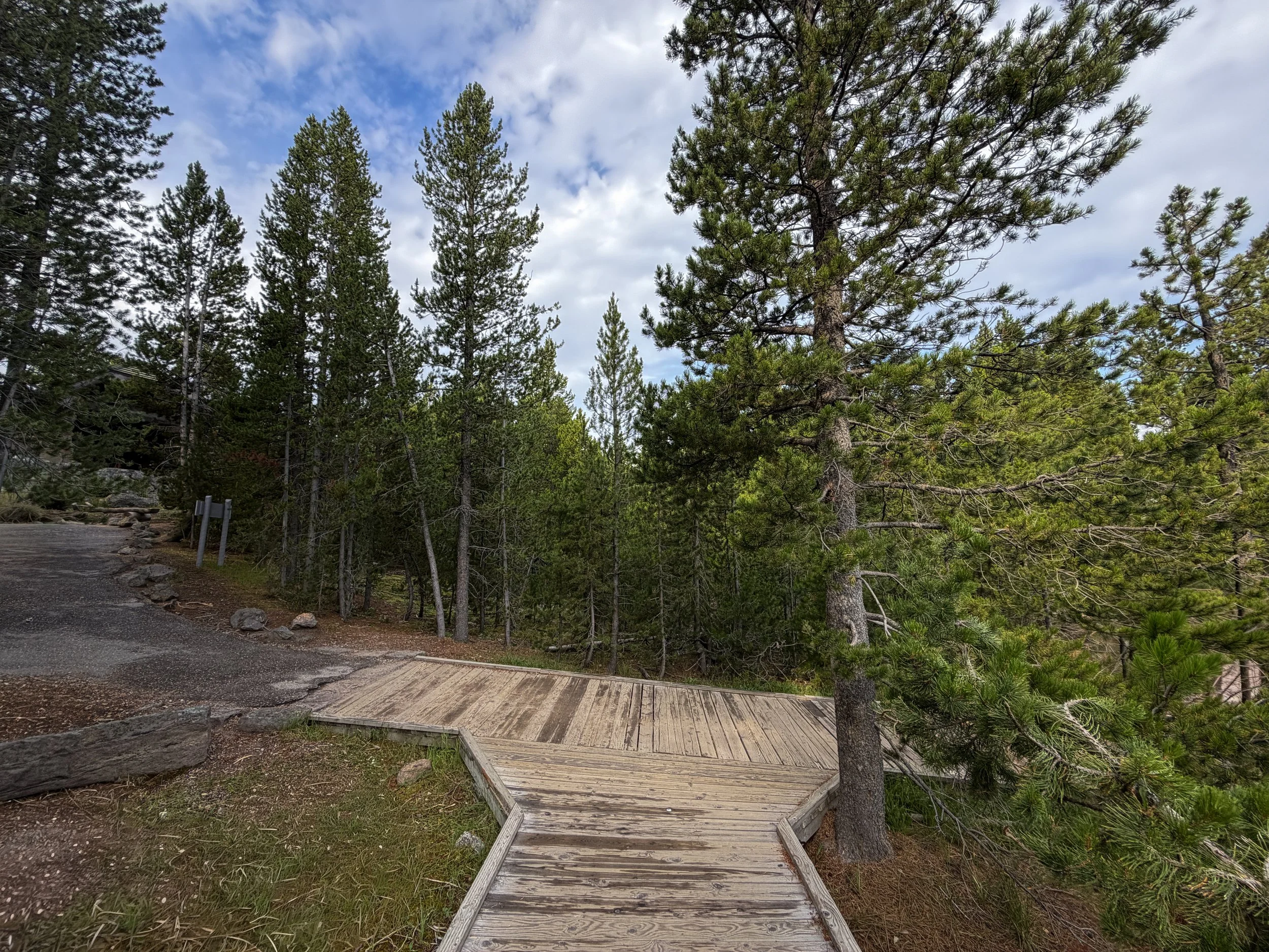 Norris Geyser Basin Trail Yellowstone National Park Wyoming