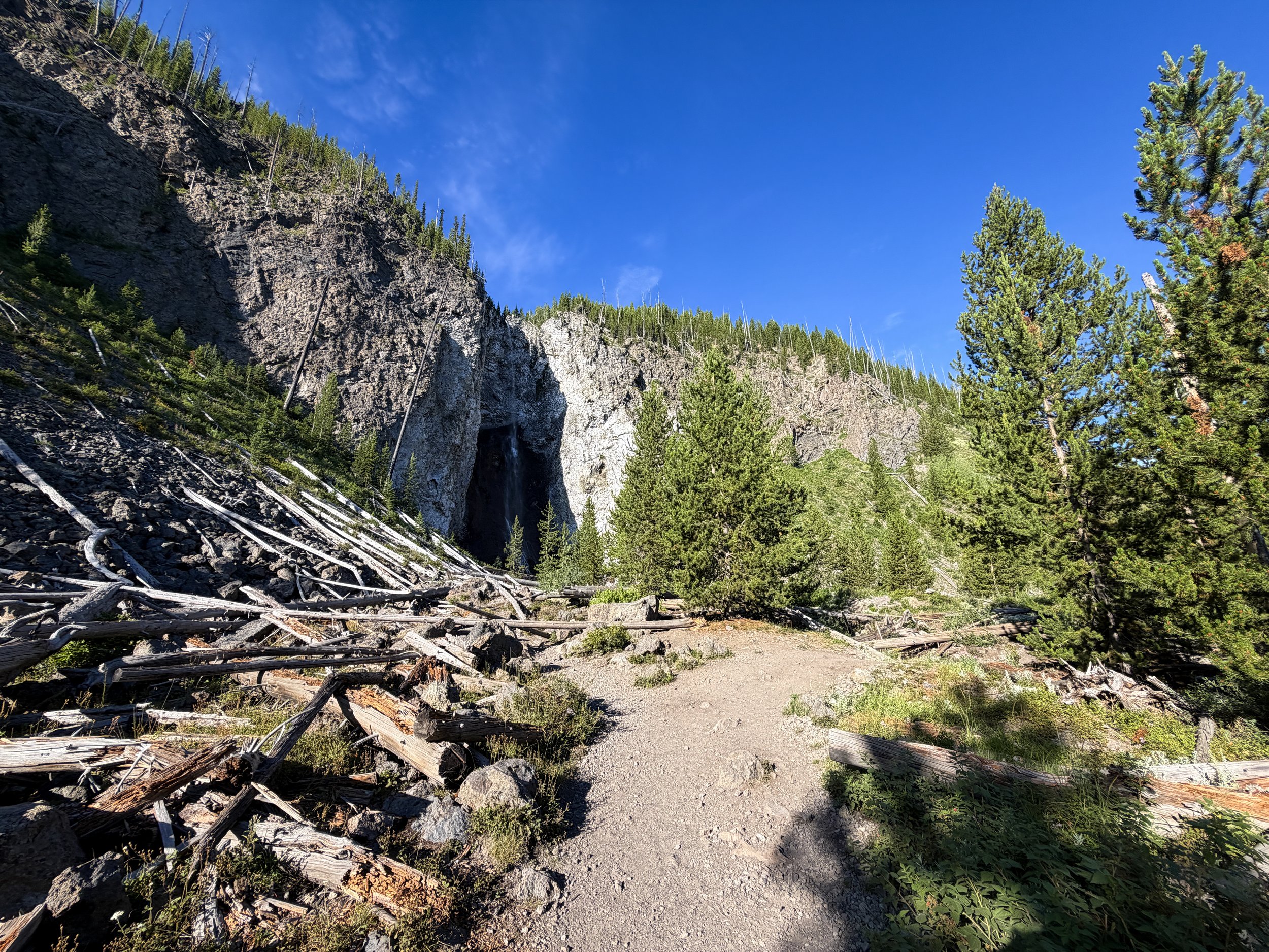 Fairy Falls Trail Yellowstone National Park Wyoming