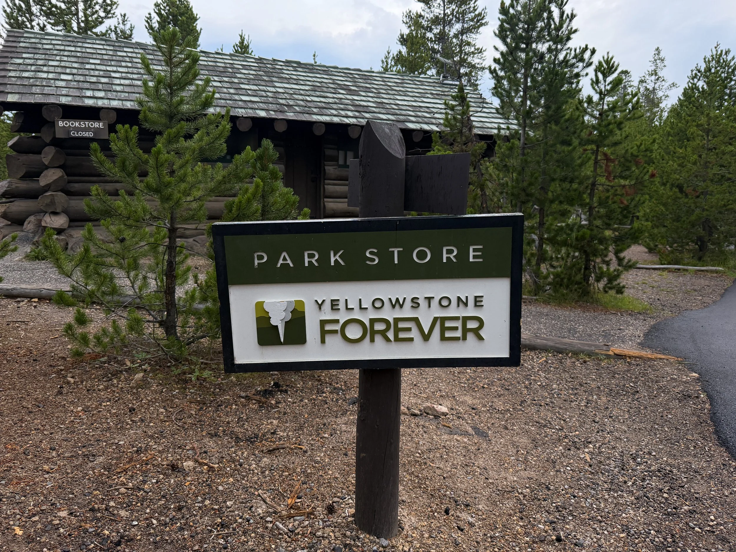 Norris Geyser Basin Book Store Yellowstone National Park Wyoming