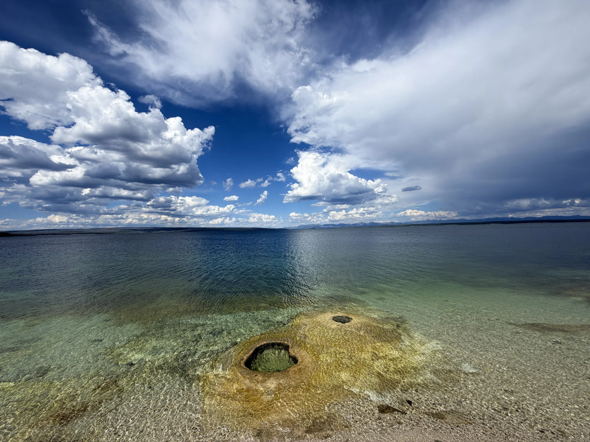 Lakeshore Geyser West Thumb Geyser Basin Trail Yellowstone National Park Wyoming
