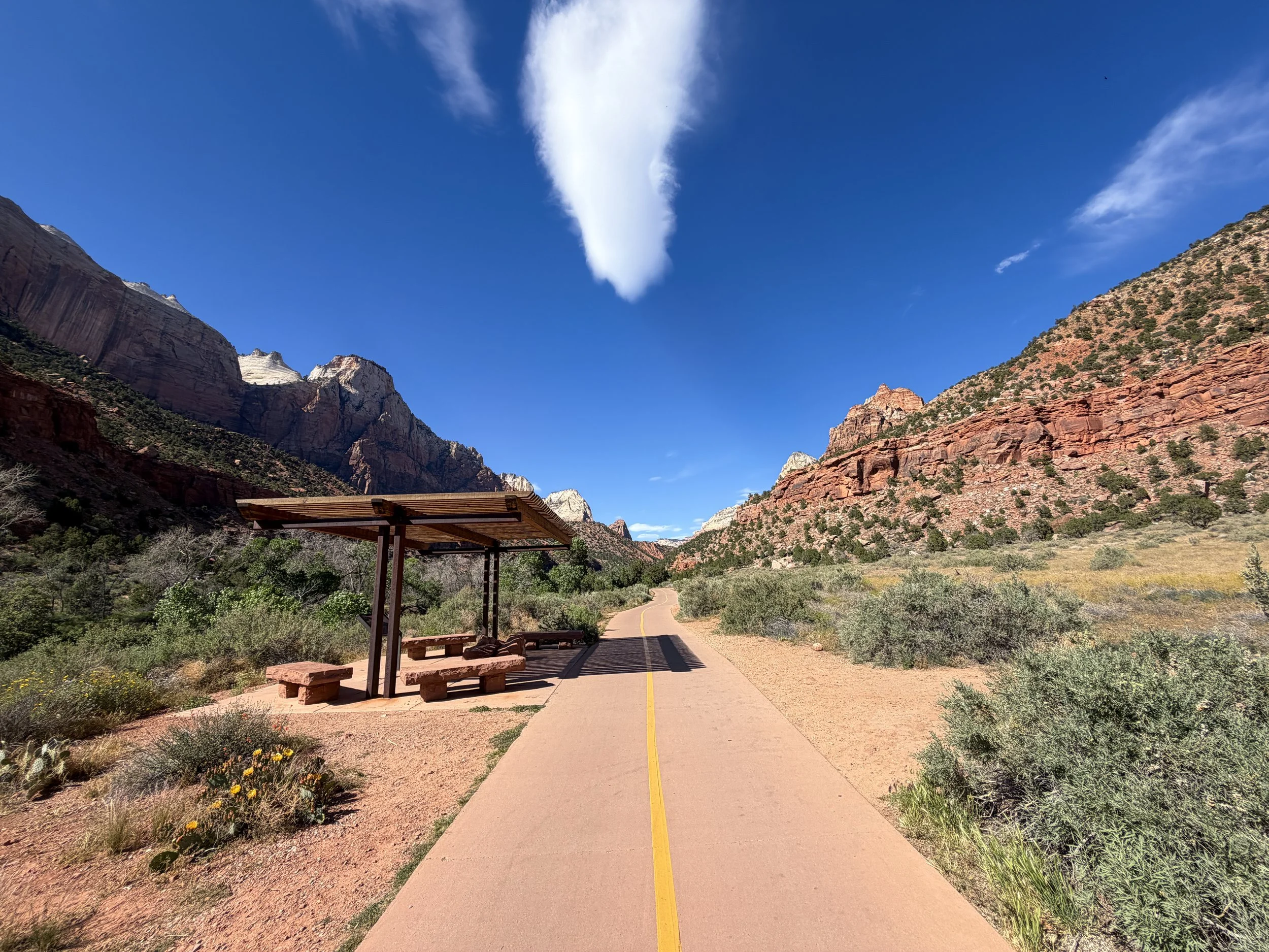 Pa'rus Hike Zion National Park Utah