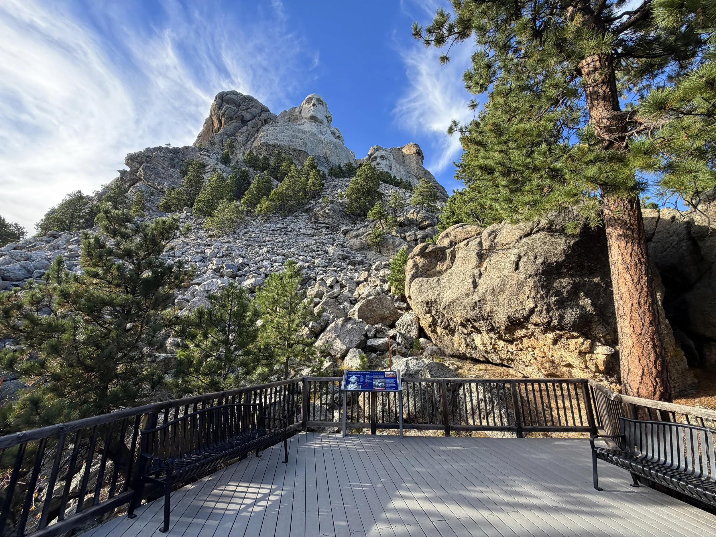Presidential Trail Boardwalk Mount Rushmore National Memorial Black Hills South Dakota
