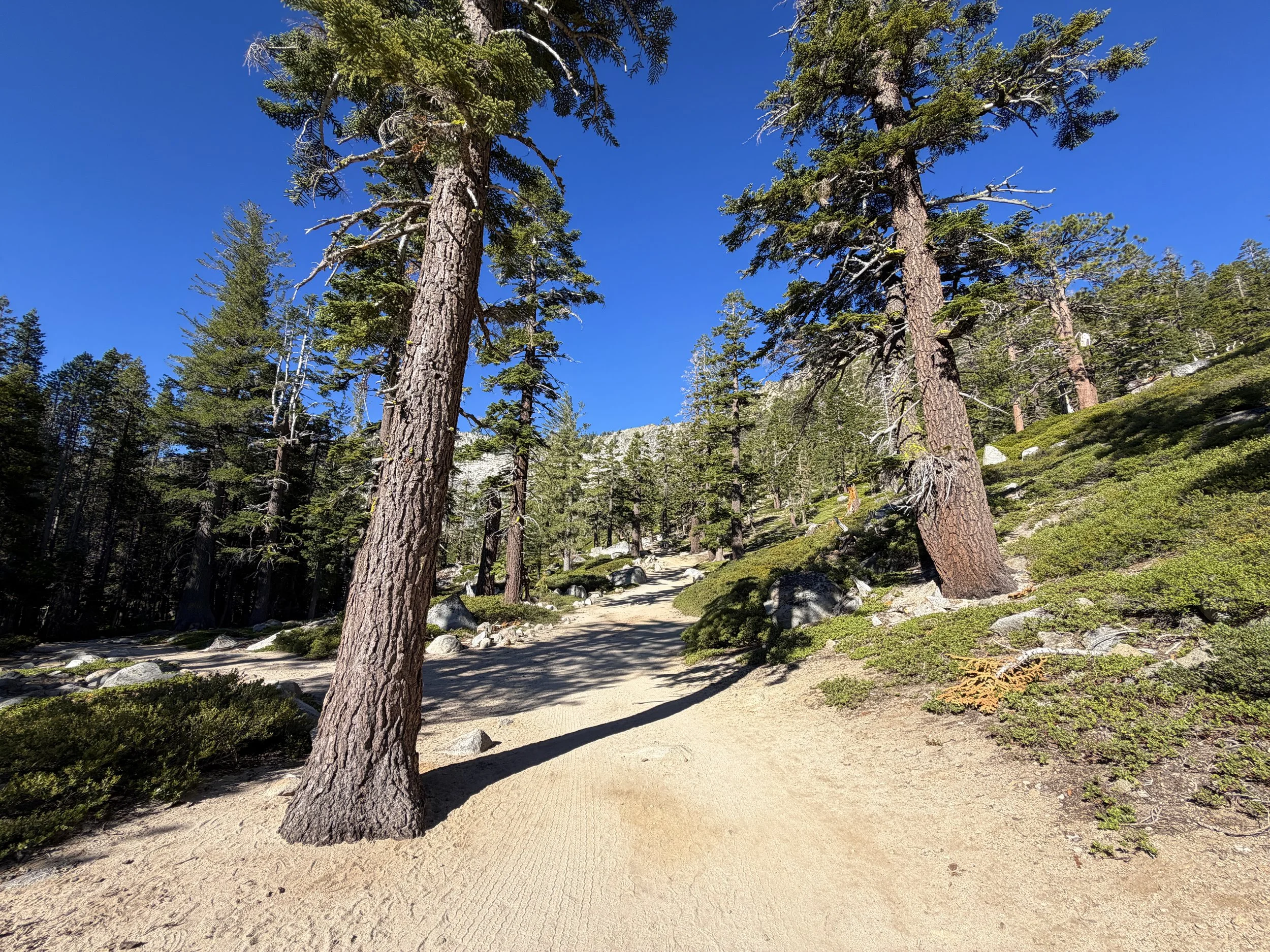 Angora Lakes Trail Lake Tahoe California