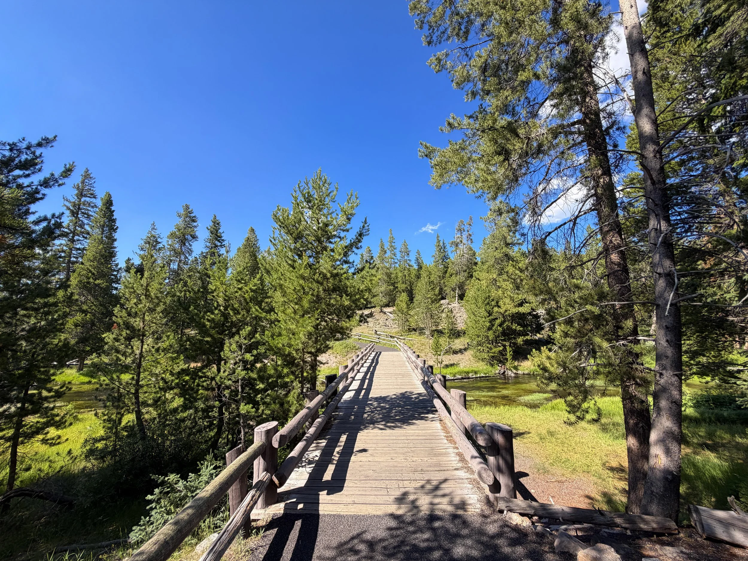 Upper Geyser Hill Trail Yellowstone National Park Wyoming