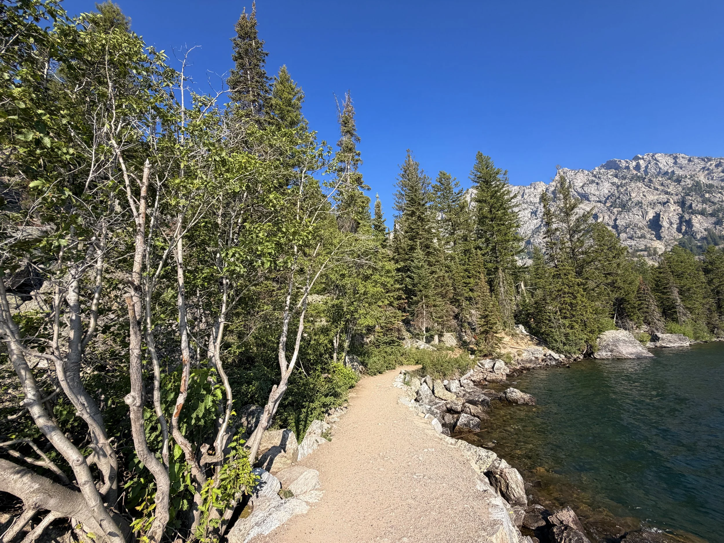 Hidden Falls Trail Grand Teton National Park Wyoming