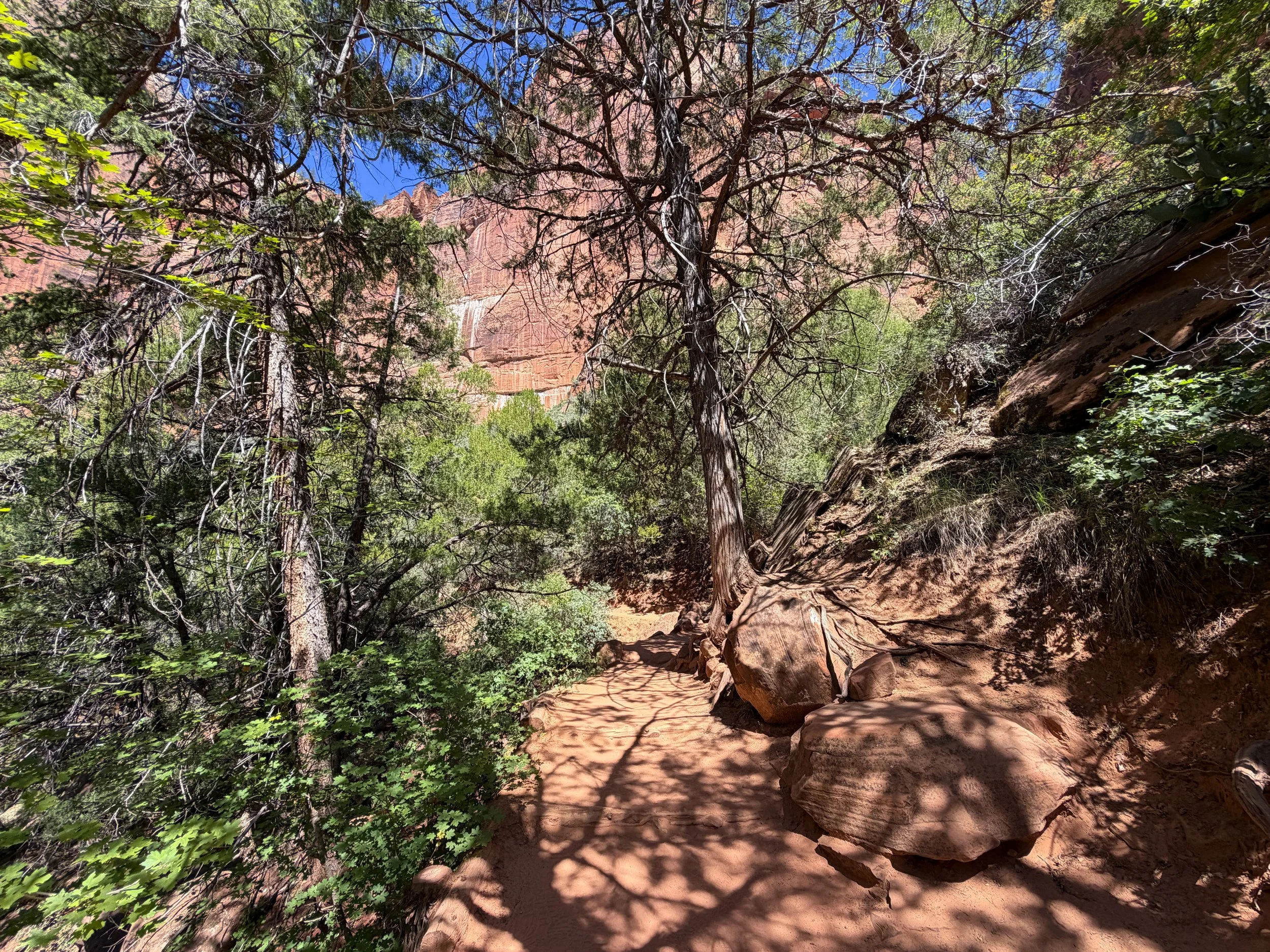 Middle Emerald Pools Trail Zion National Park Utah