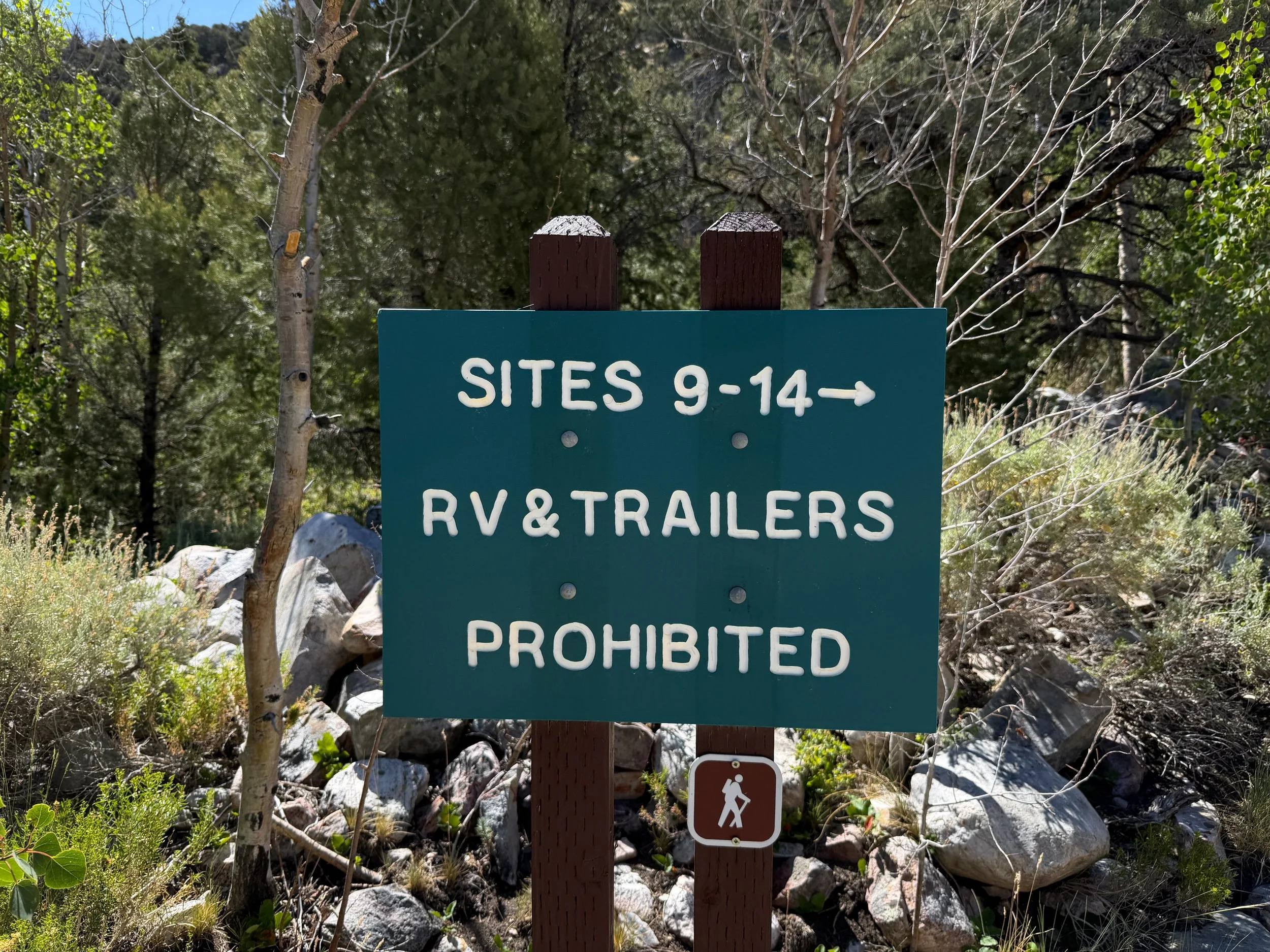 Baker Creek Campground Pole Canyon Loop Trail Great Basin National Park Nevada