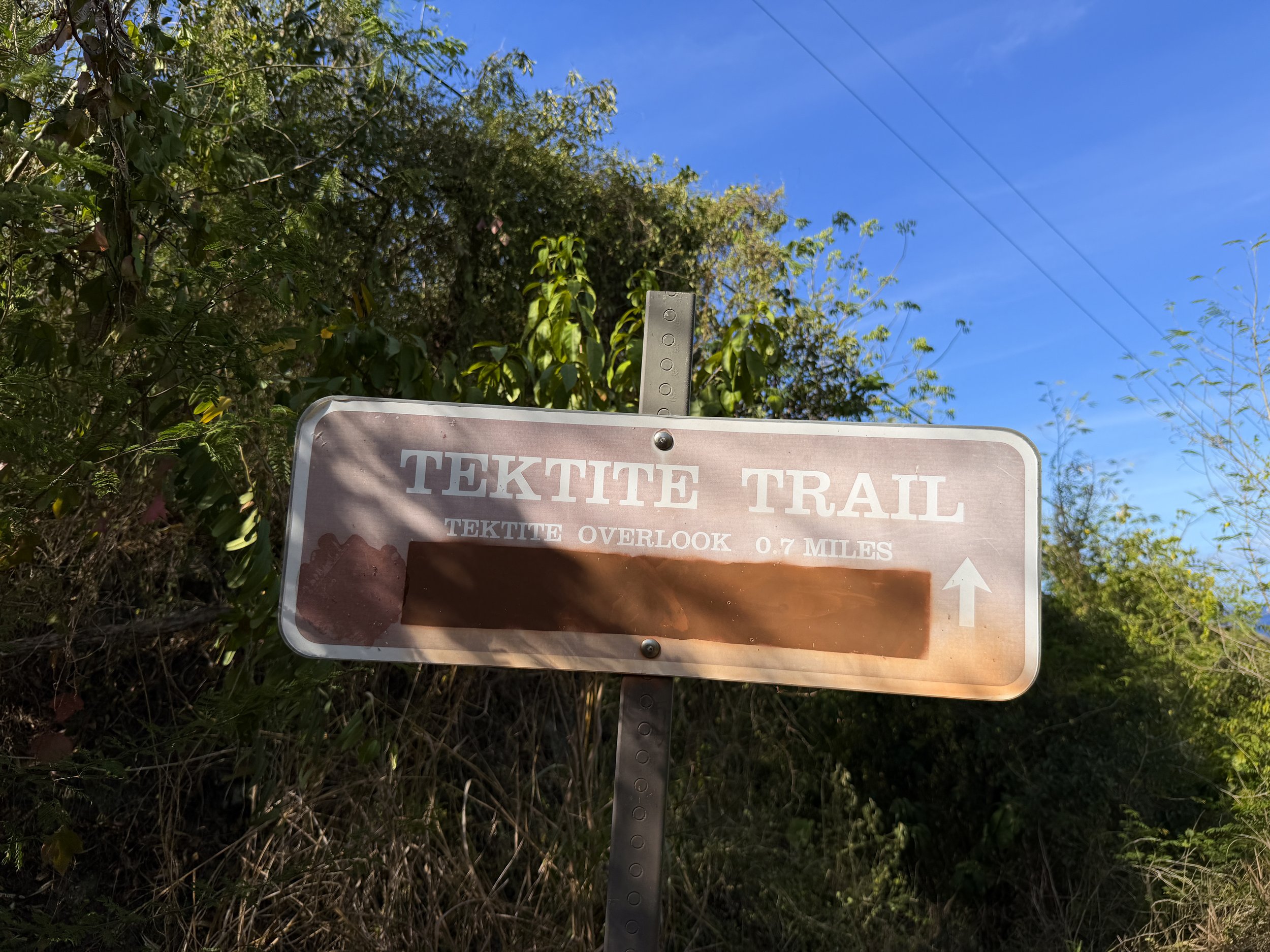 Tektite Trailhead Virgin Islands National Park