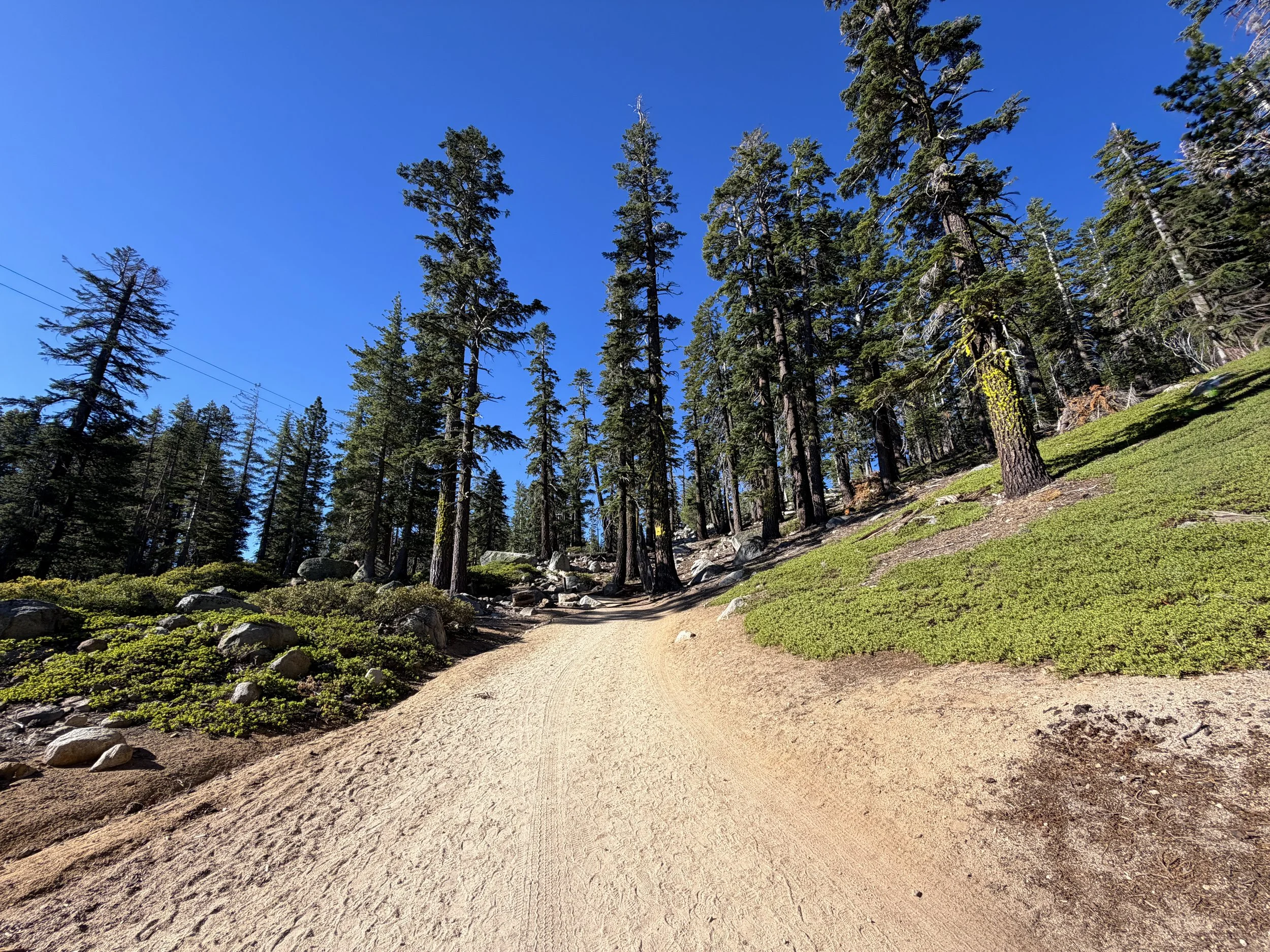 Angora Lakes Trail Lake Tahoe California