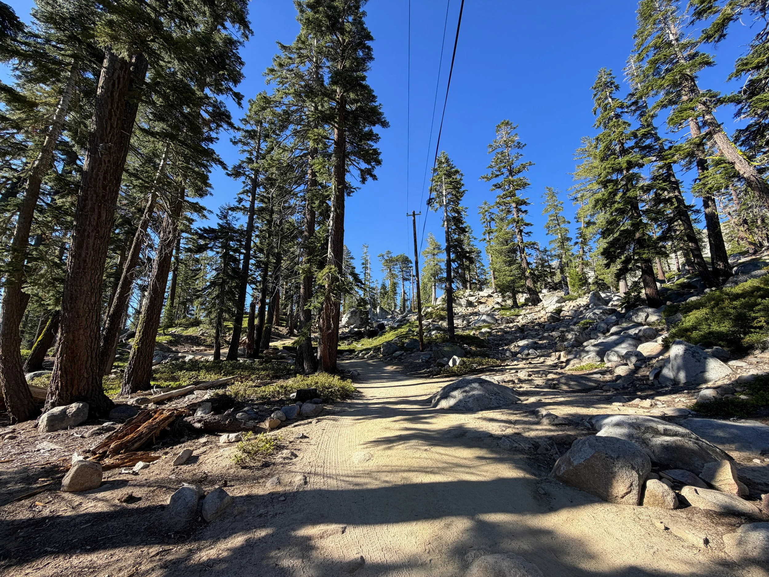 Angora Lakes Trail Lake Tahoe California