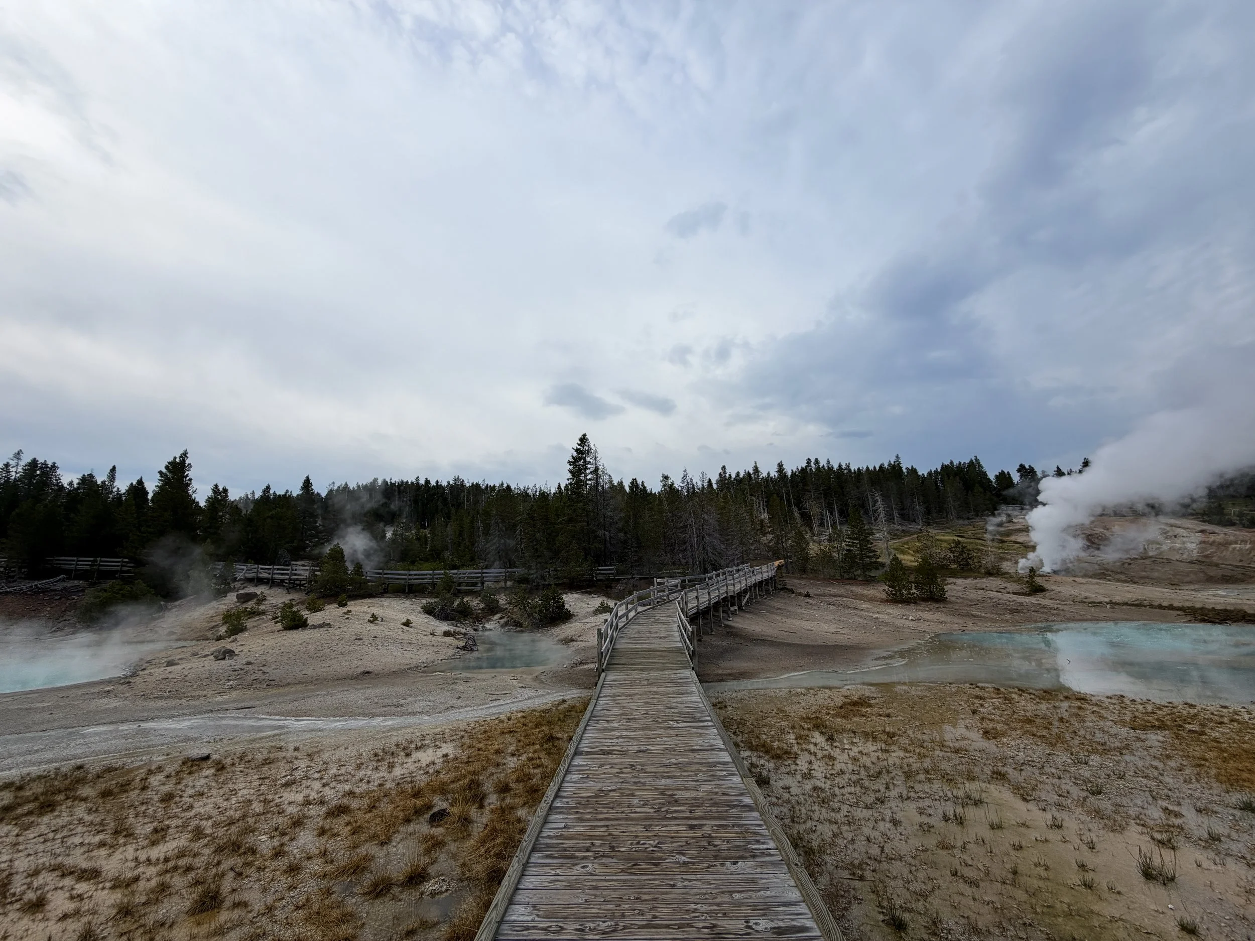 Porcelain Basin Loop Trail Yellowstone National Park Wyoming