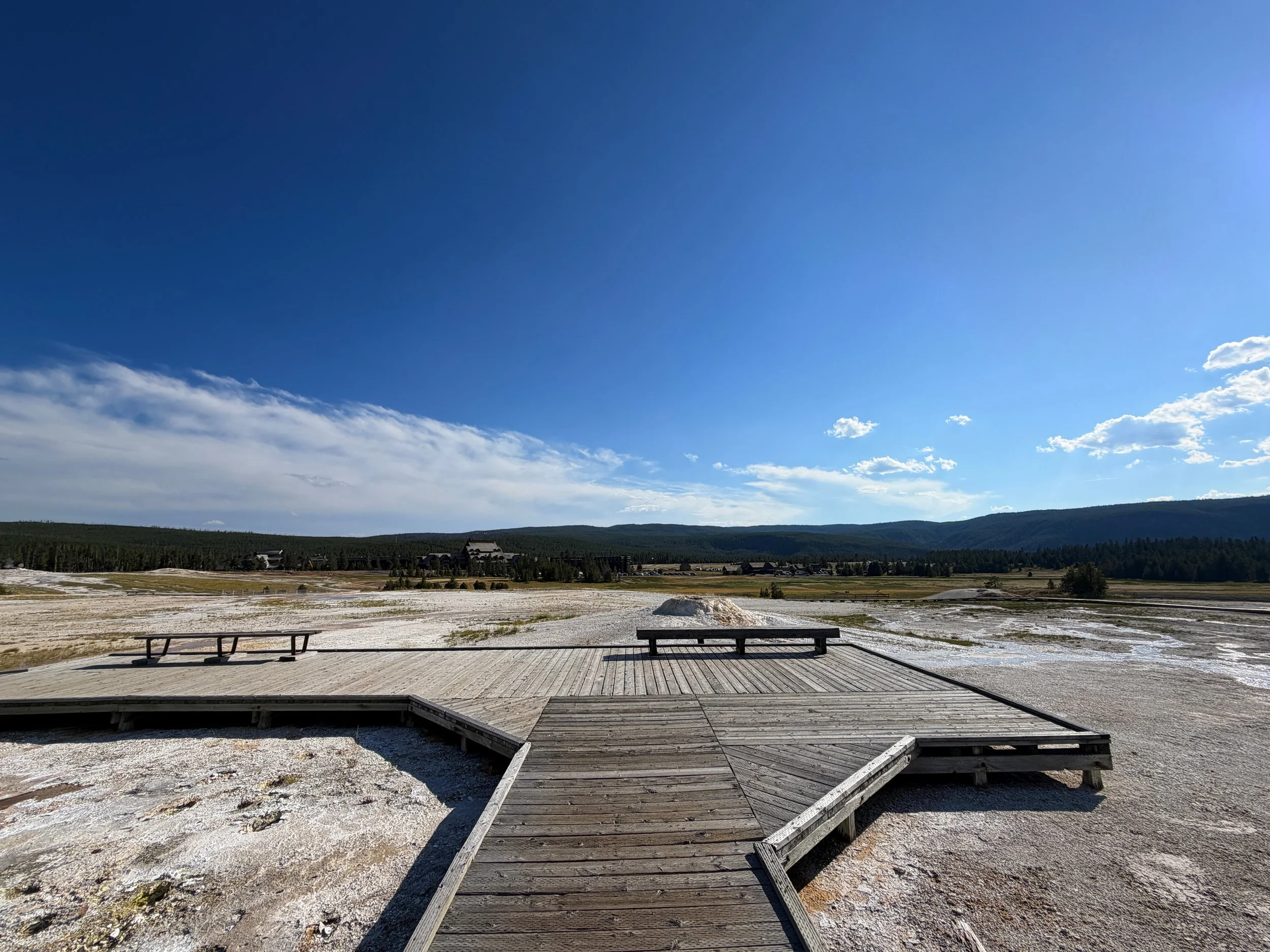 Upper Geyser Hill Loop Trail Yellowstone National Park Wyoming