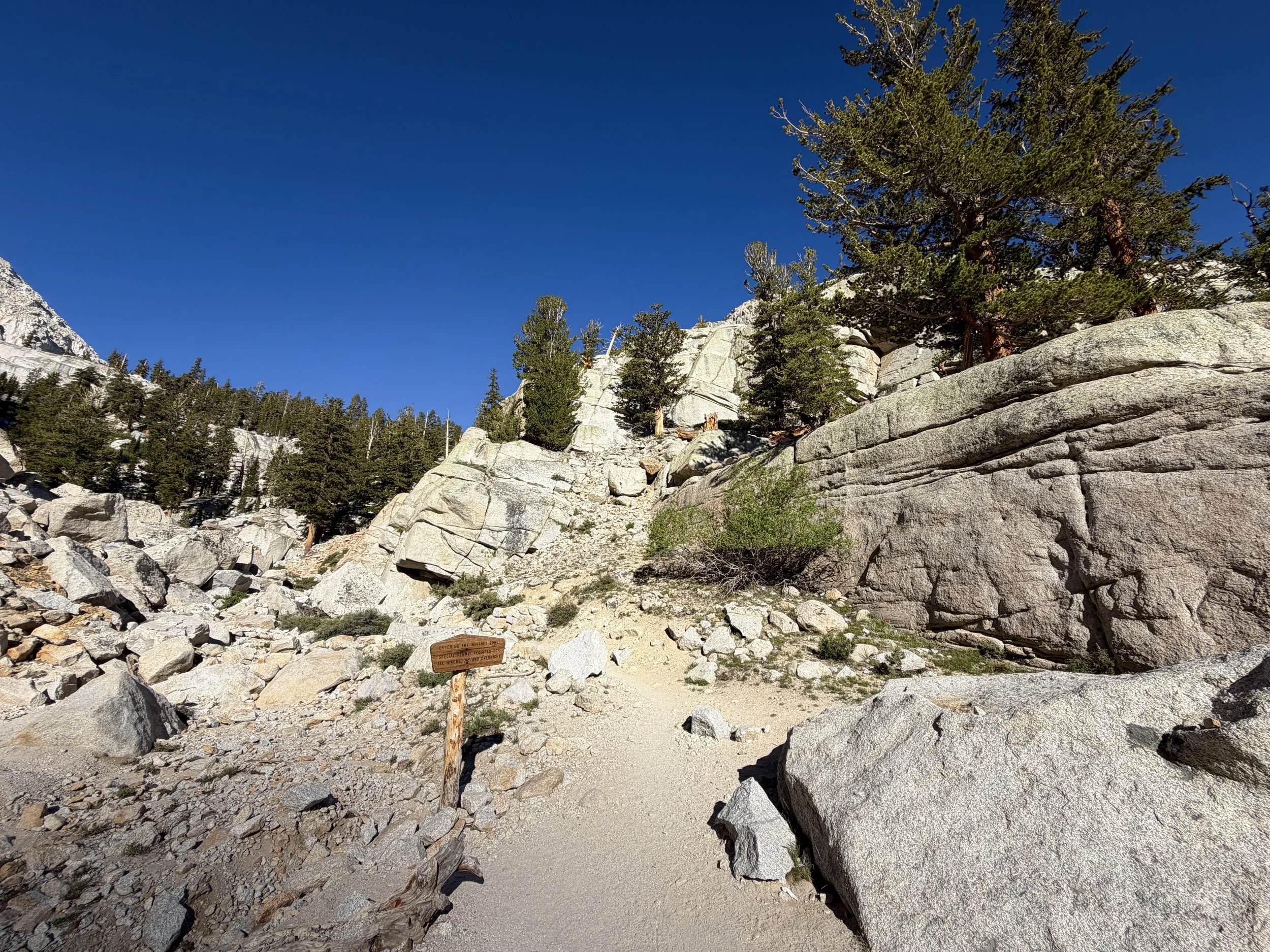 Whitney Permit Zone Mt. Whitney Trail California