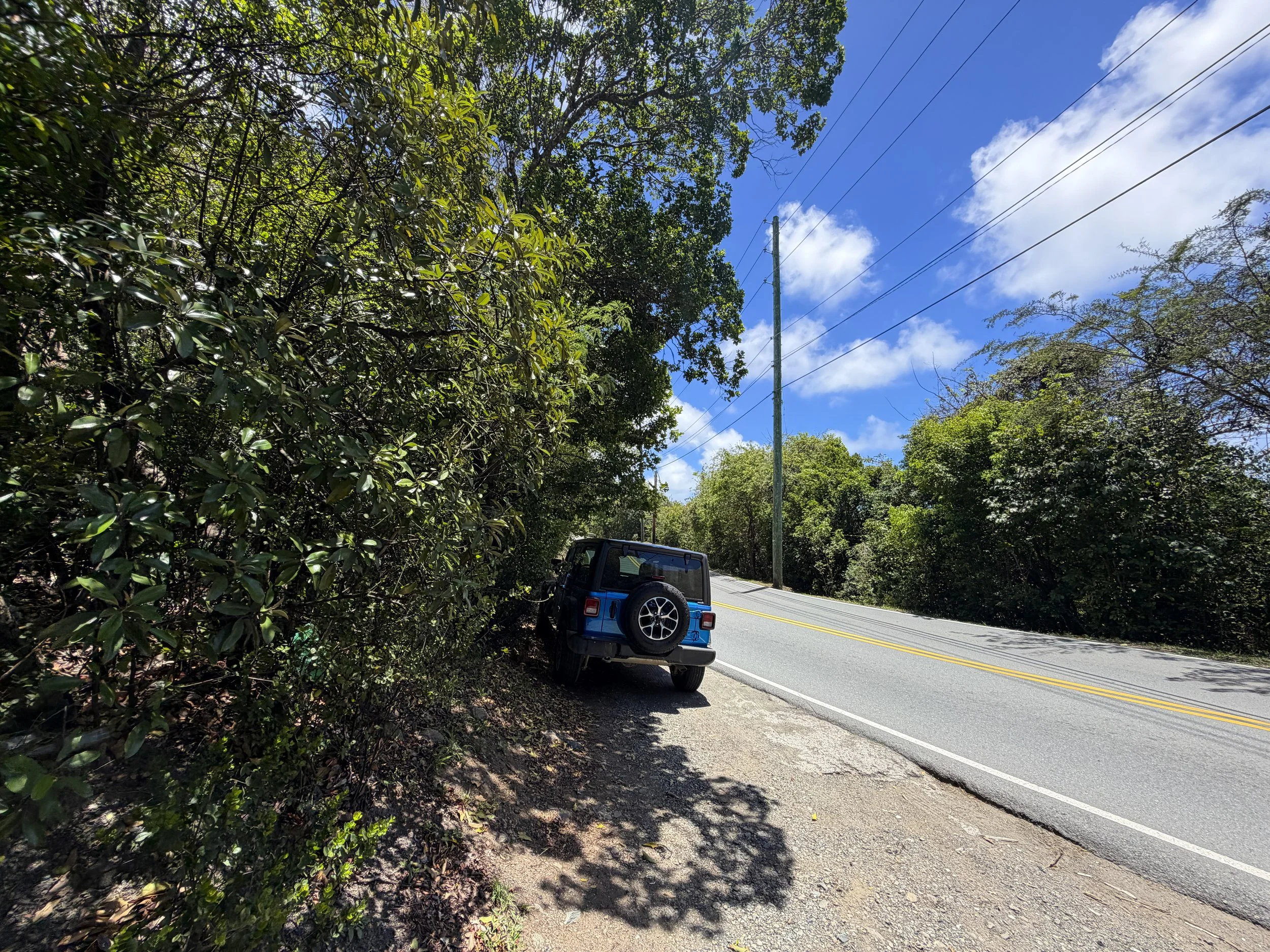 Water Catchment Trailhead Parking Virgin Islands National Park