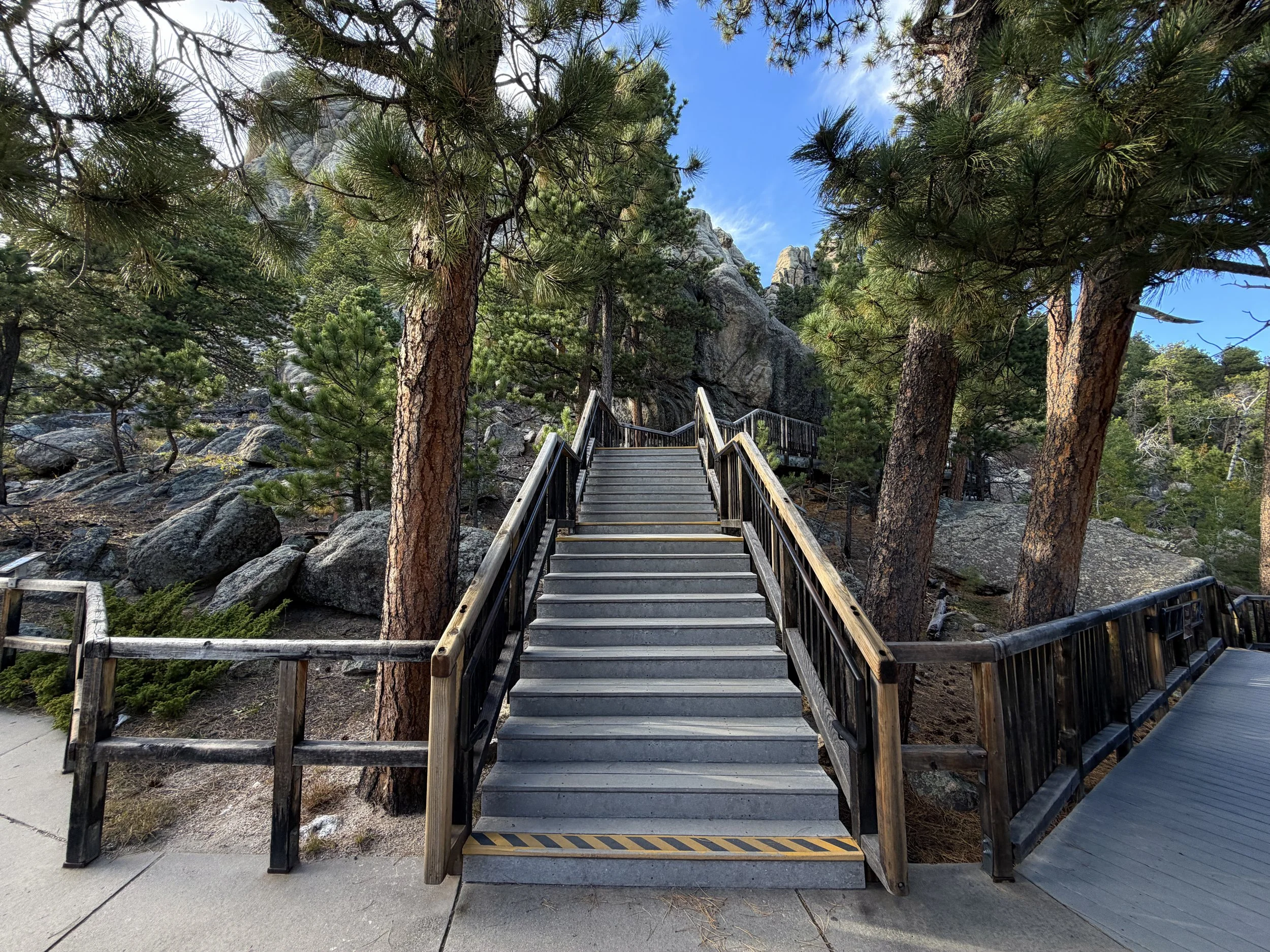Talus Terrace Presidential Trail Mount Rushmore National Memorial Black Hills South Dakota