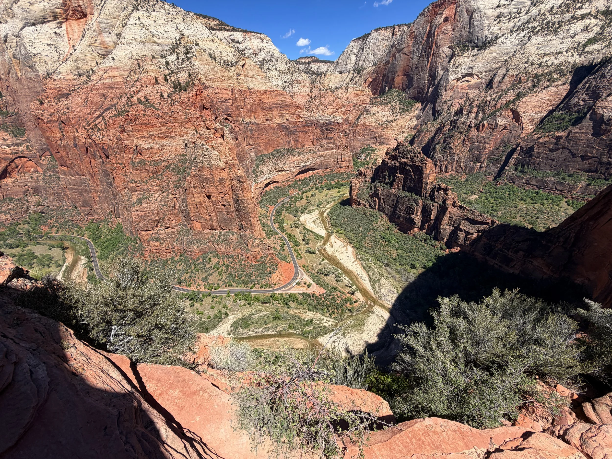 Angels Landing Trail Chains Zion National Park Utah