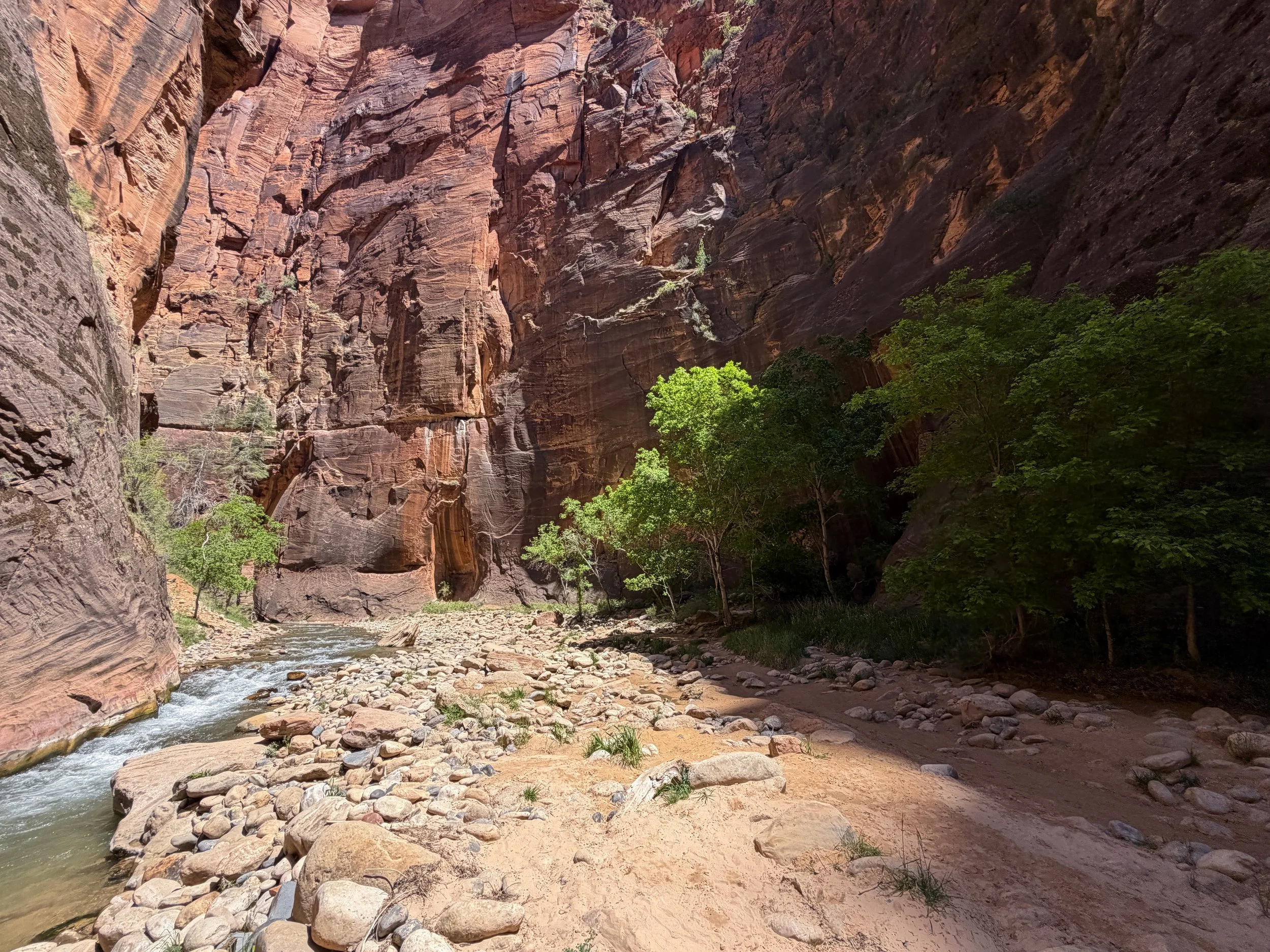 The Narrows Trail Zion National Park Utah