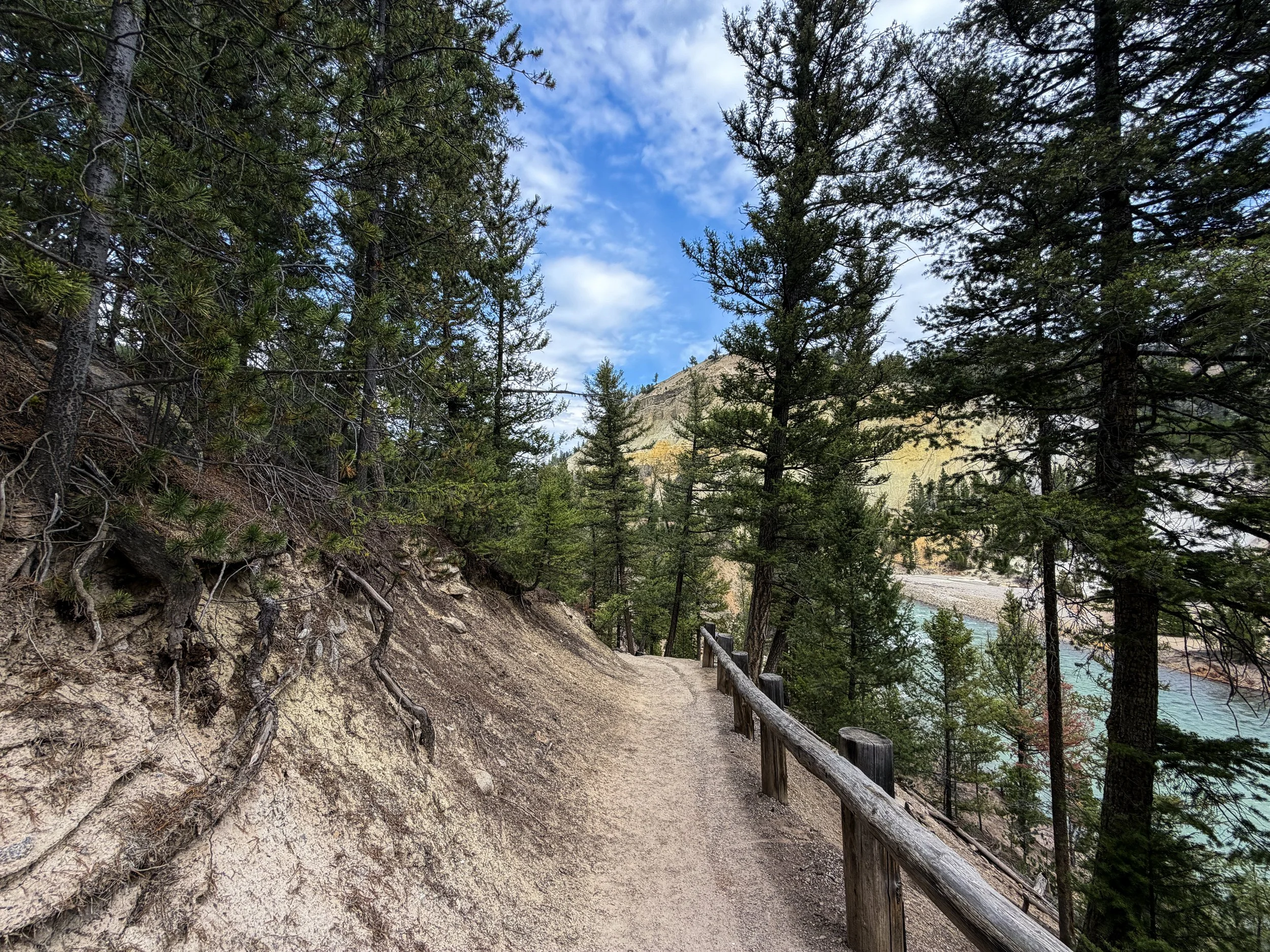 Tower Falls Hike Yellowstone National Park Wyoming