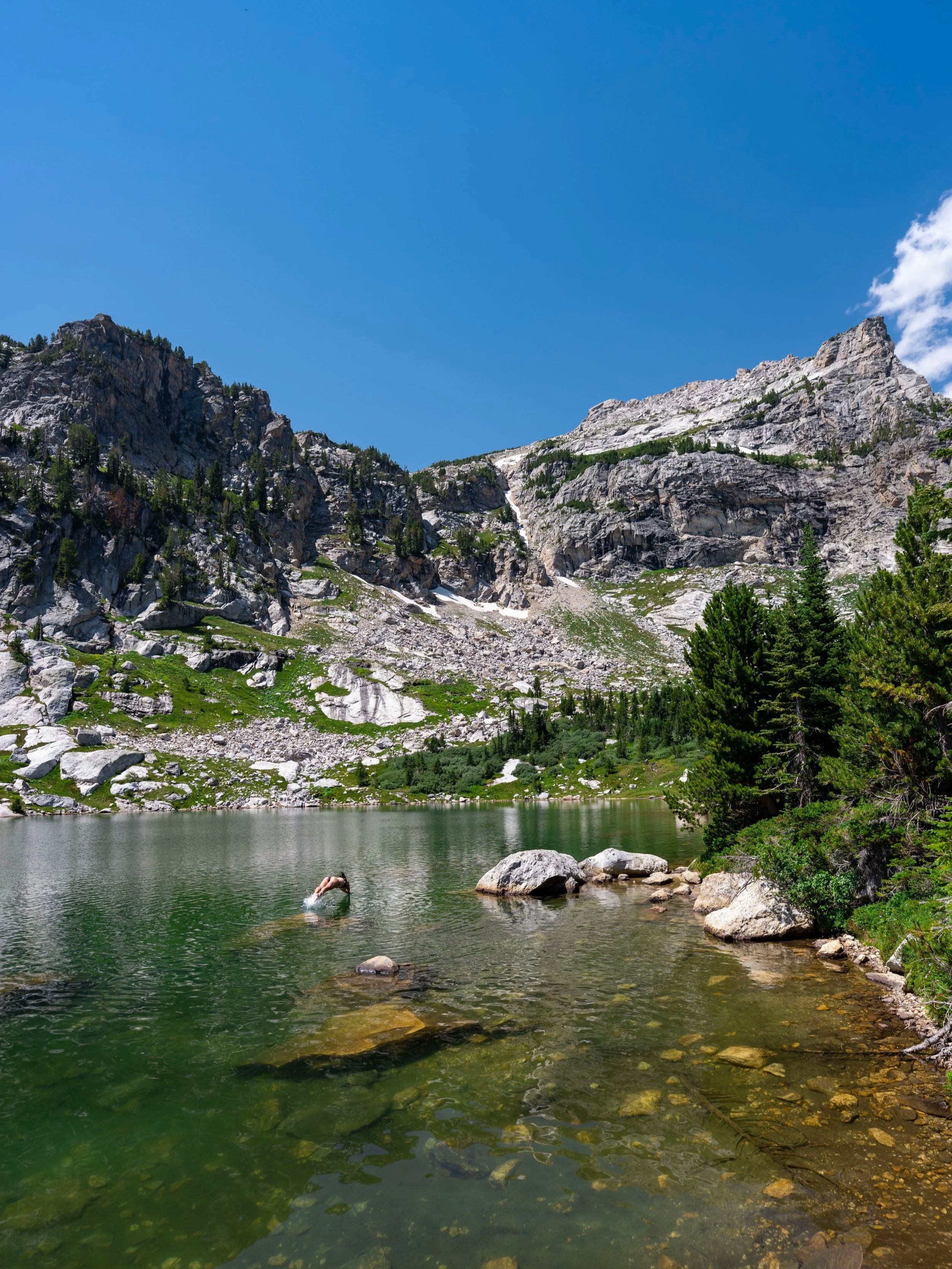 Amphitheater Lake Grand Teton National Park