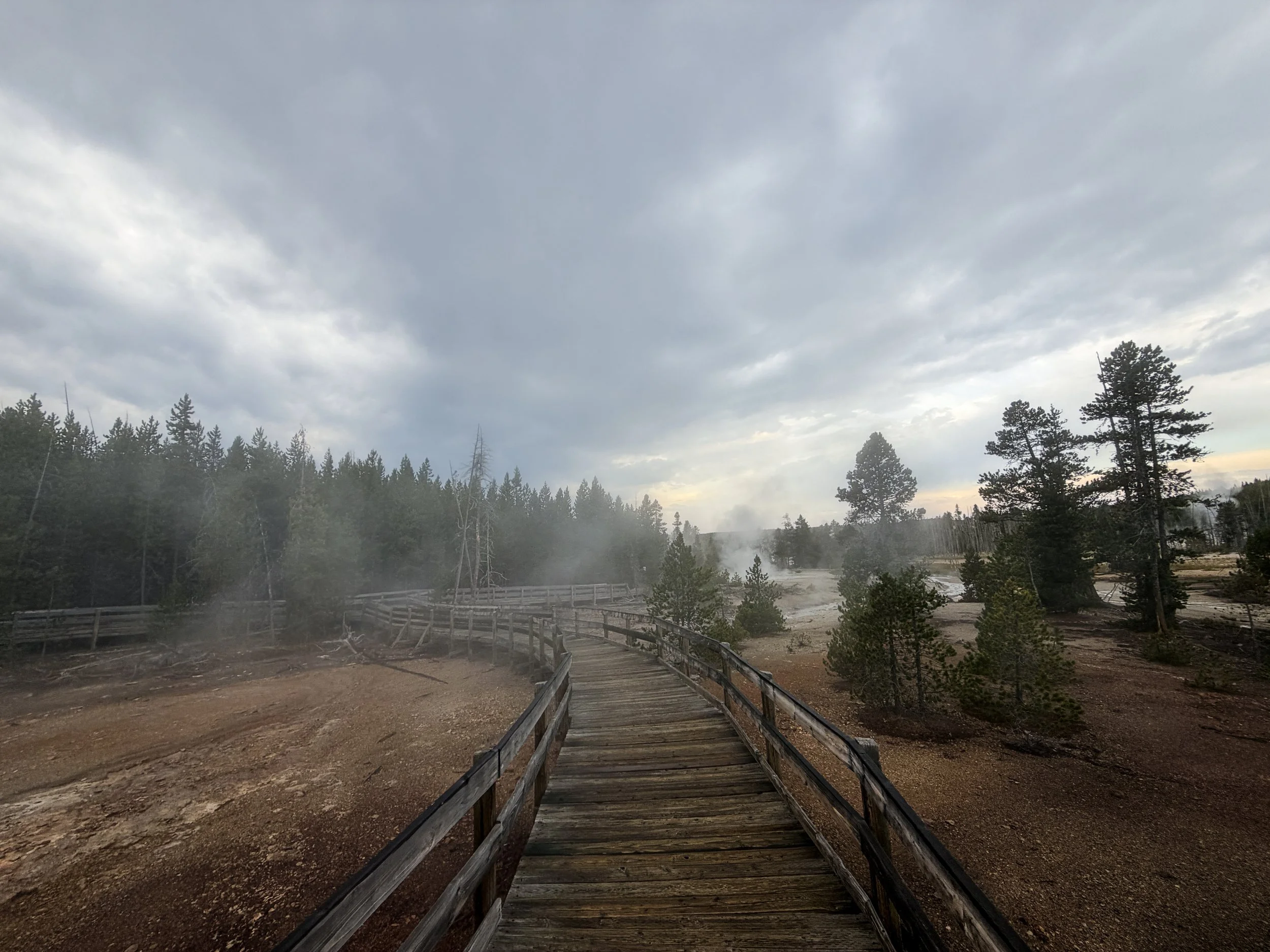 Norris Geyser Basin Trail Yellowstone National Park Wyoming