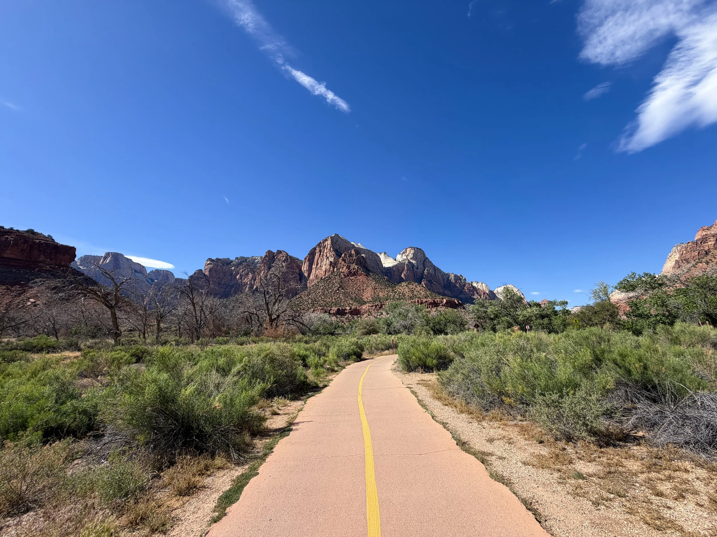 Pa'rus Trail Zion National Park Utah