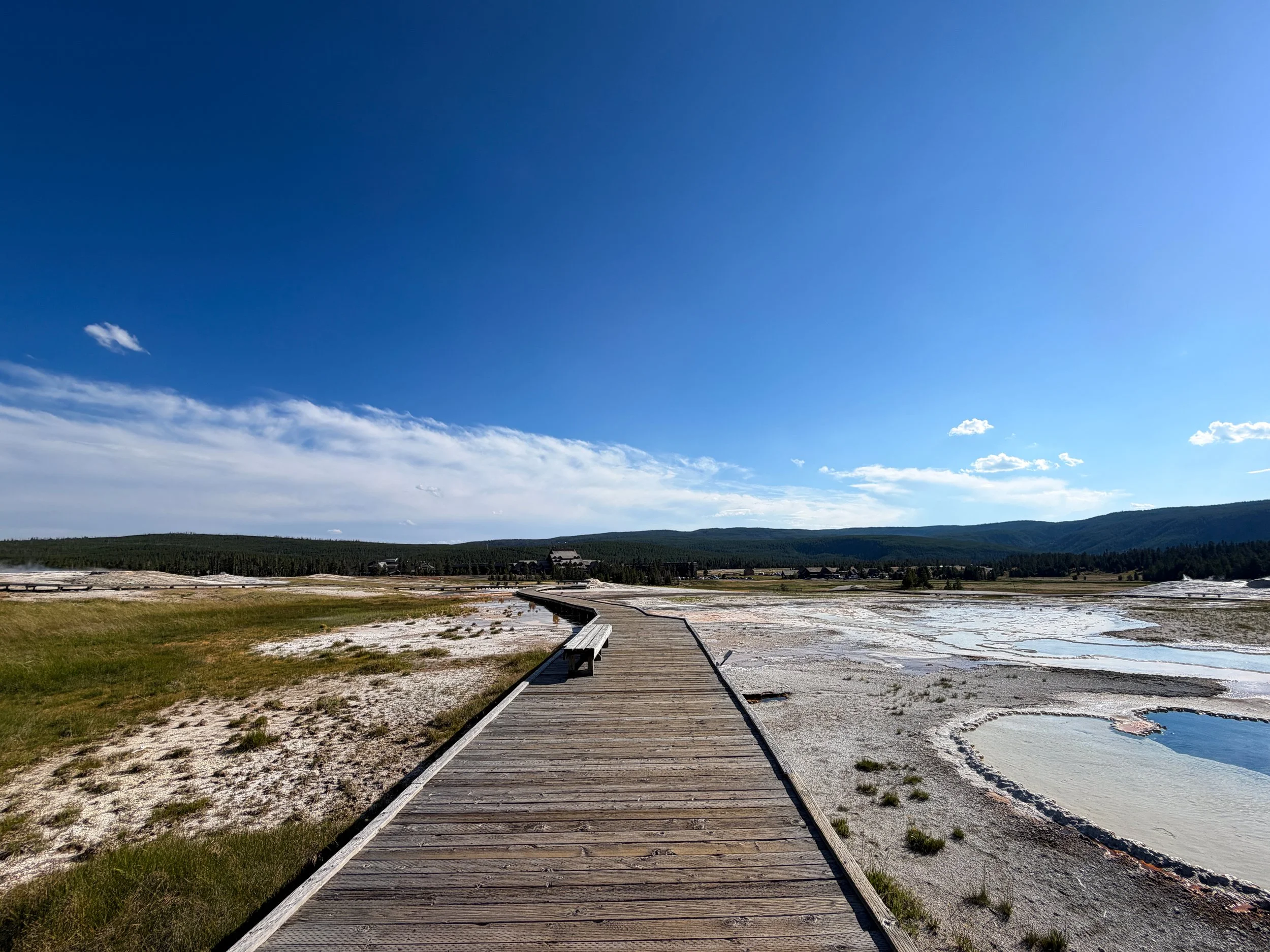 Upper Geyser Hill Loop Trail Yellowstone National Park Wyoming