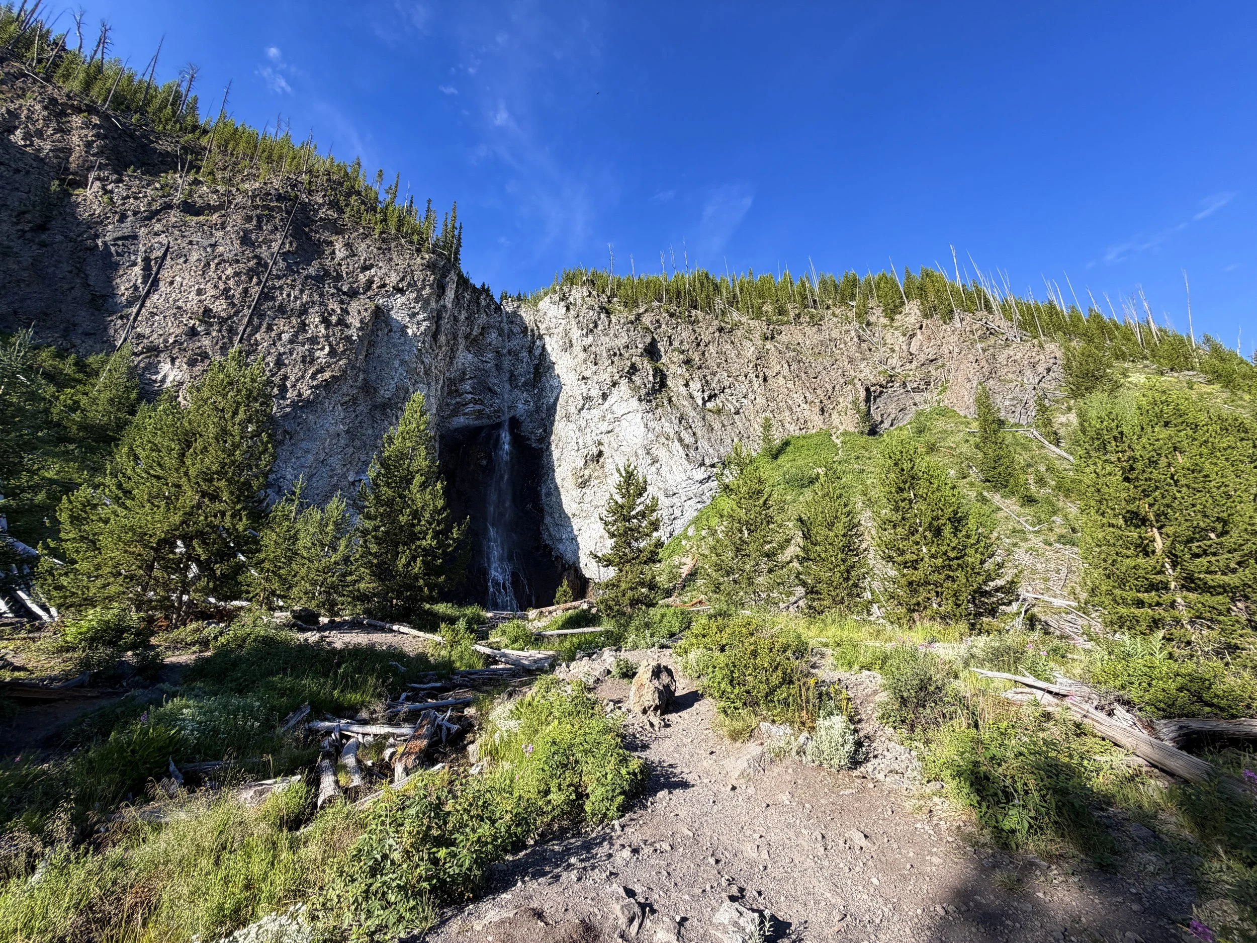 Fairy Falls Yellowstone National Park Wyoming