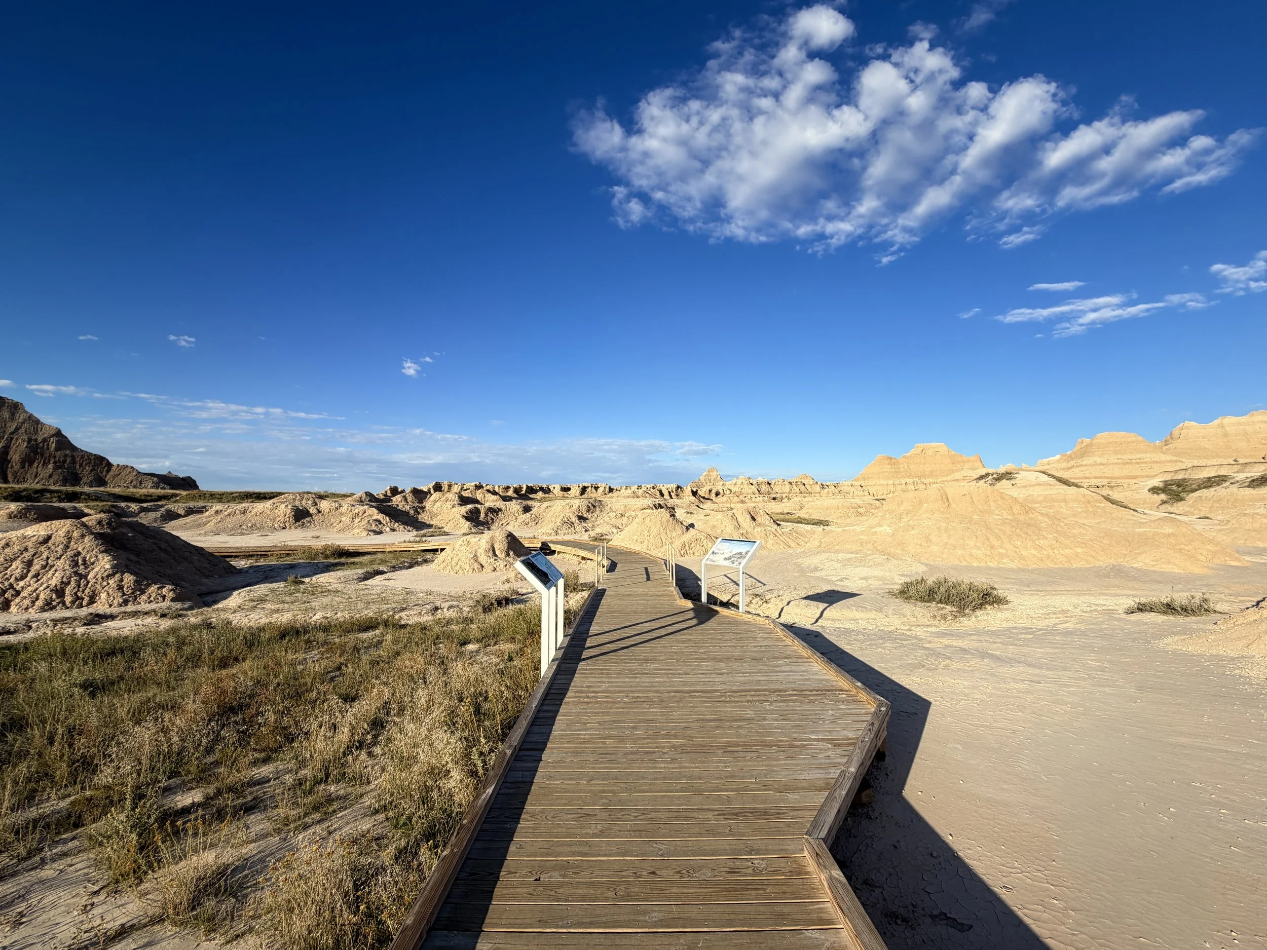 Fossil Exhibit Trail Badlands National Park South Dakota