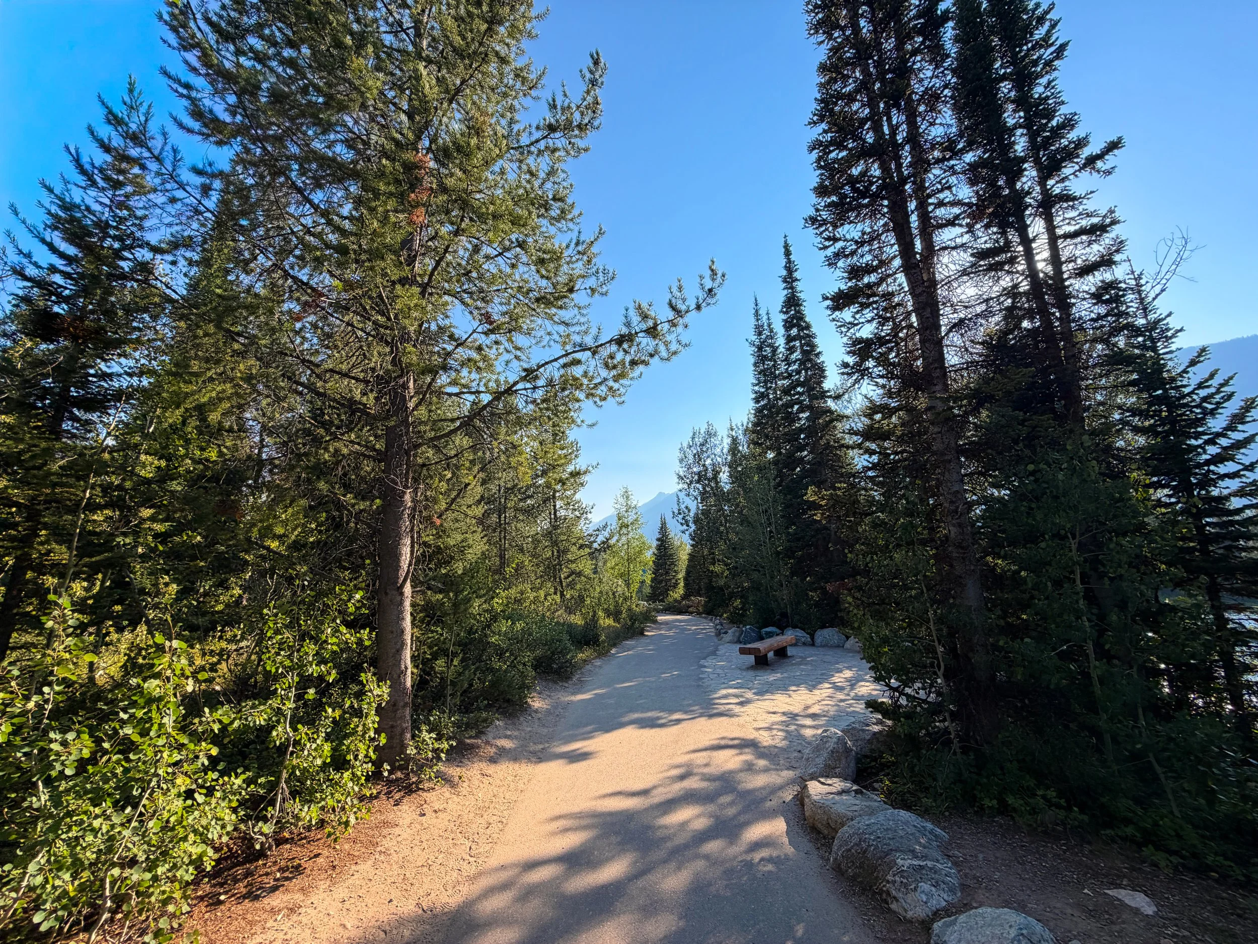 Hidden Falls Trail Grand Teton National Park Wyoming