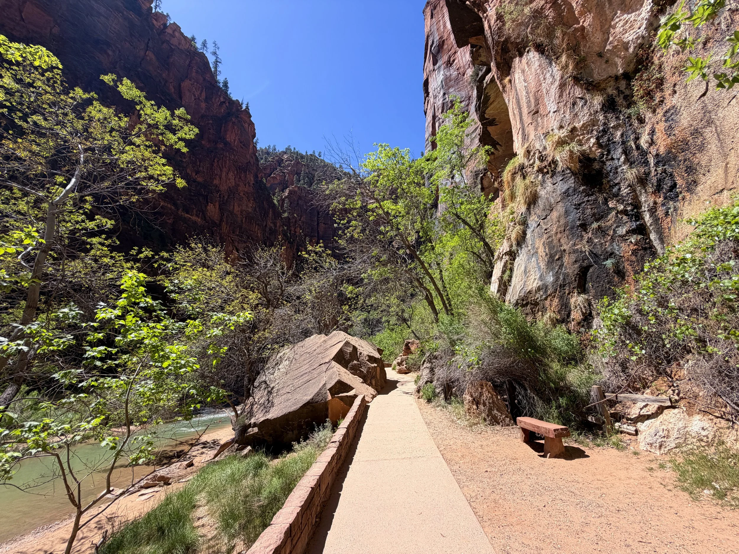 Riverside Walk to the Narrows Zion National Park Utah
