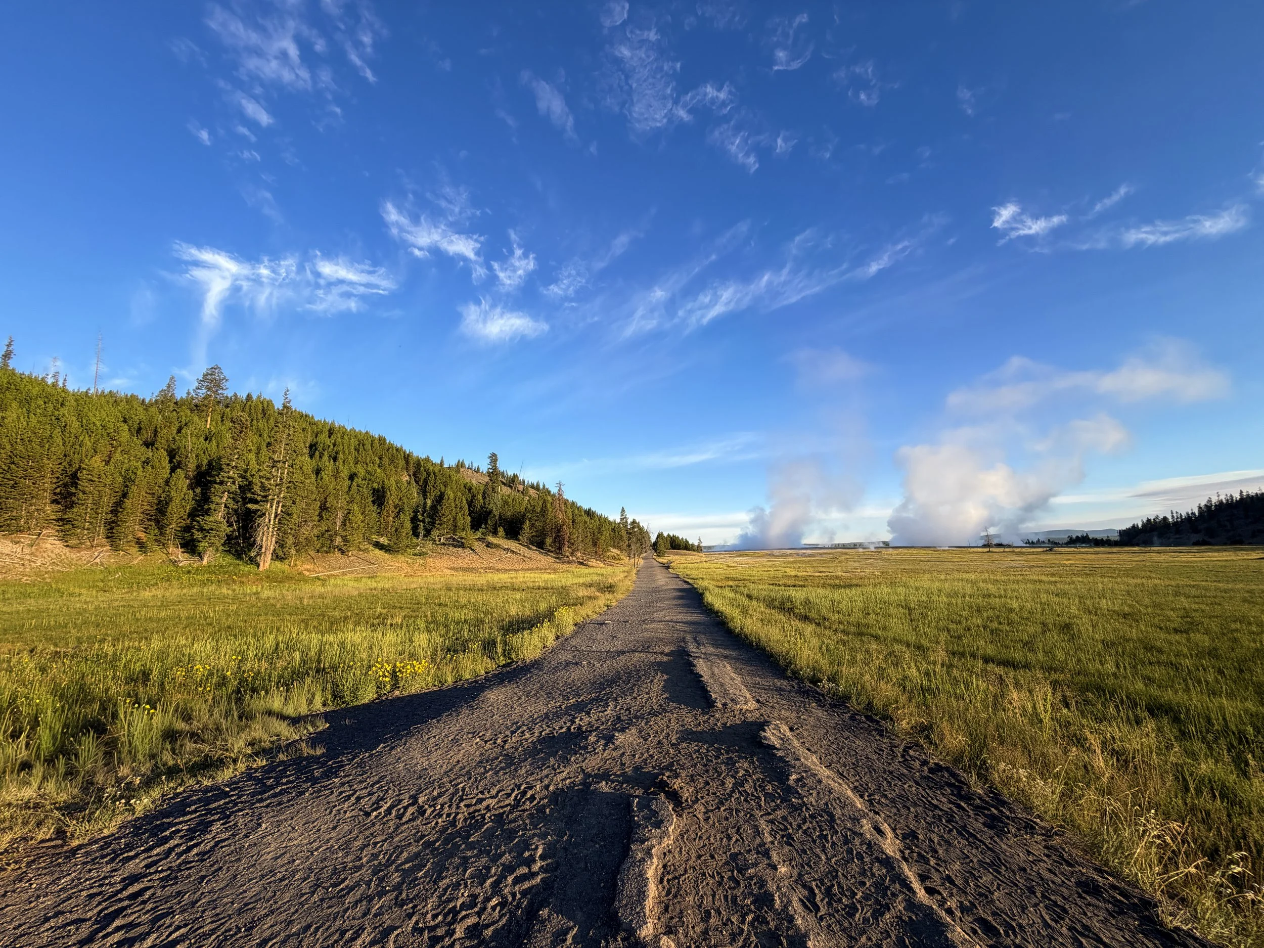 Grand Prismatic Spring Overlook Trail Yellowstone National Park Wyoming