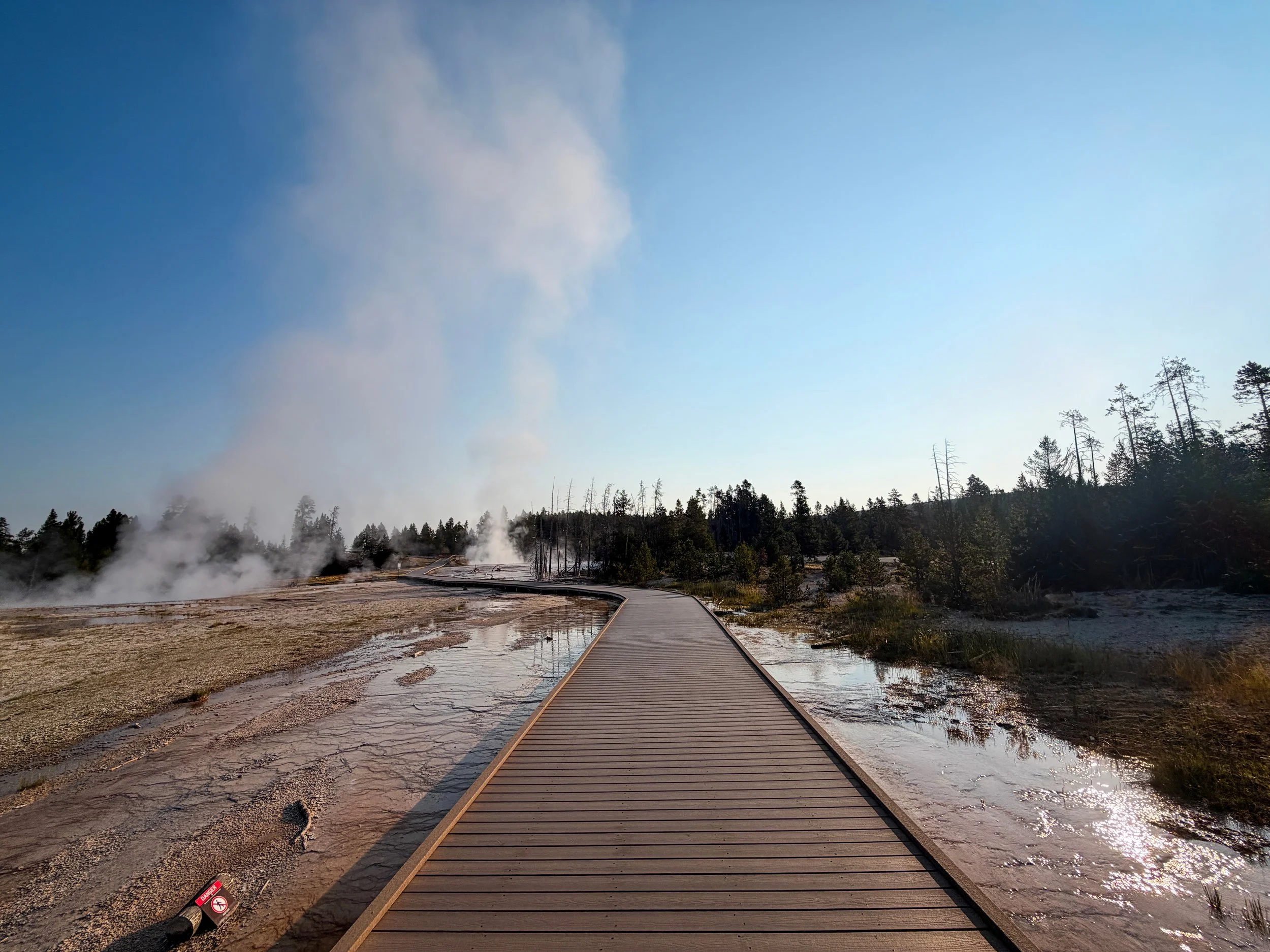 Fountain Paint Pot Trail Yellowstone National Park Wyoming