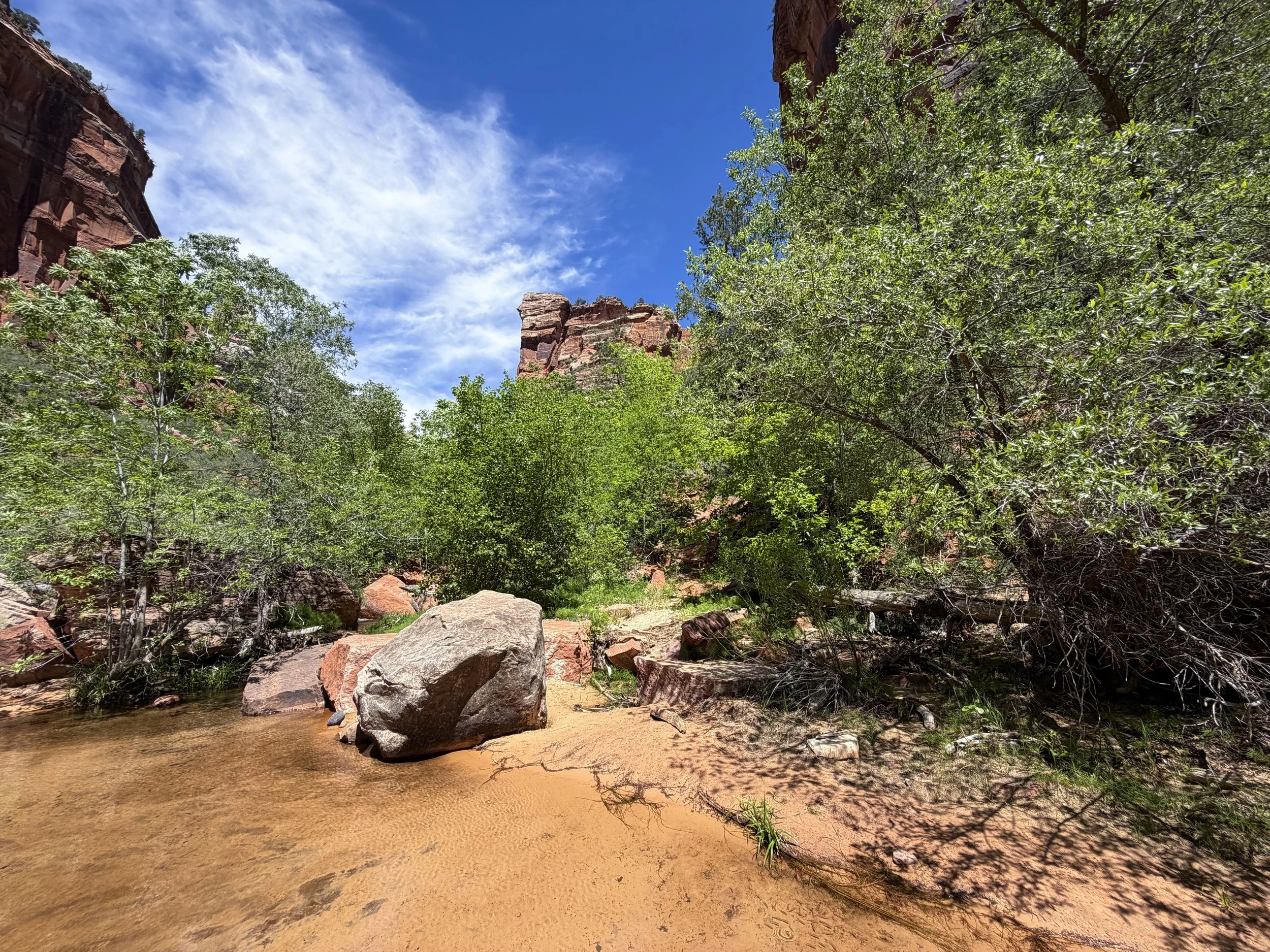 Left Fork Trail to the Subway Zion National Park Utah