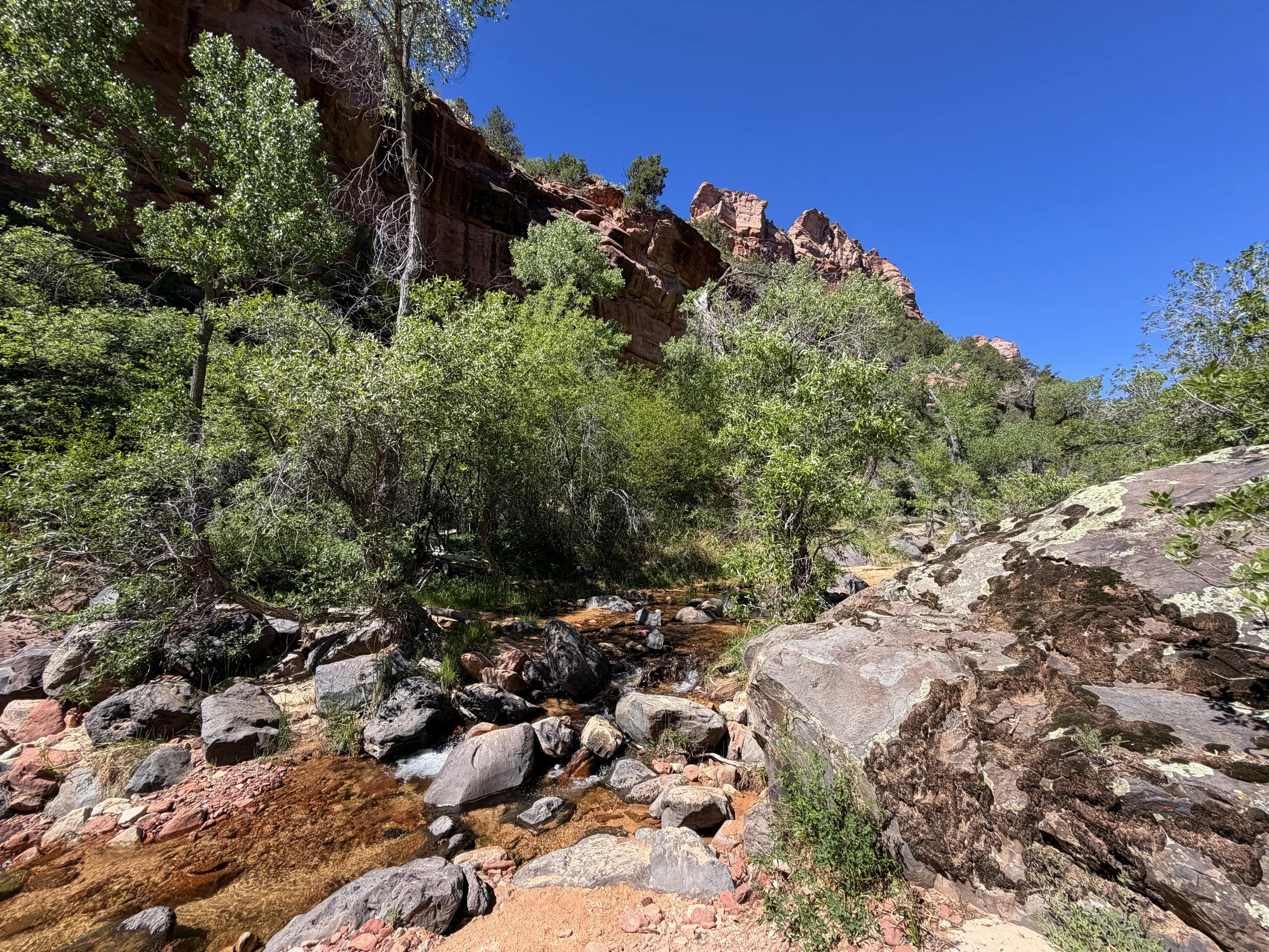 Subway Trail via Left Fork Trailhead Zion National Park Utah