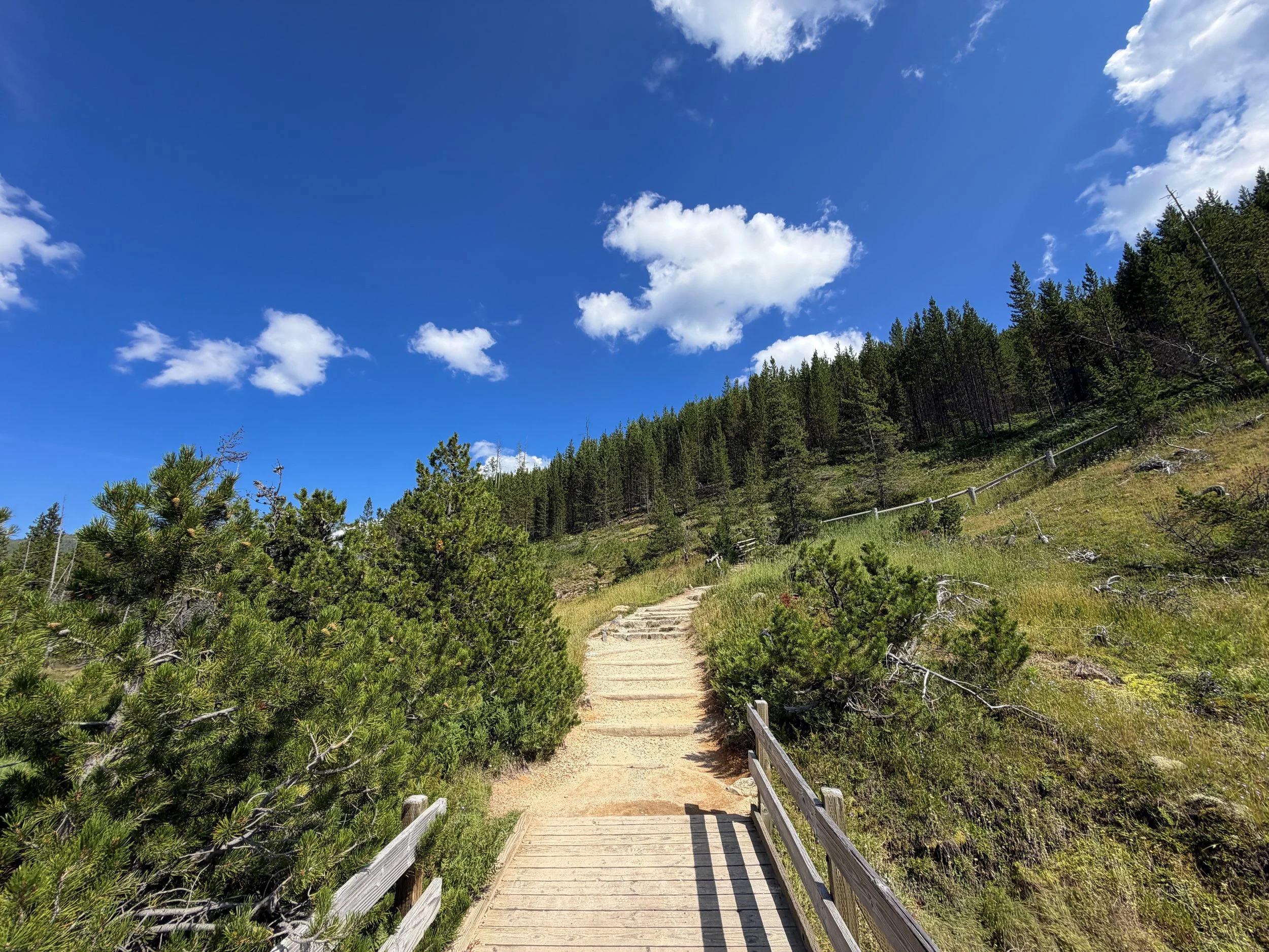 Artists Paintpots Hike Yellowstone National Park Wyoming