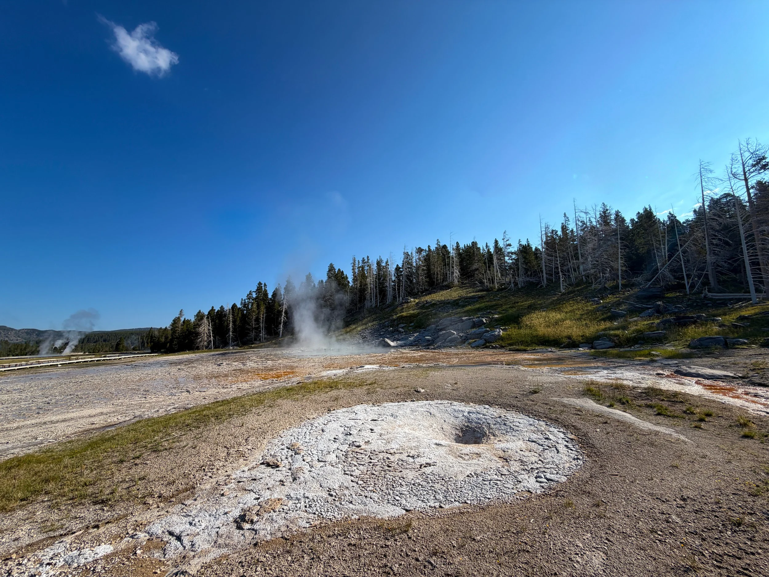 West Triplet Geyser Yellowstone National Park Wyoming