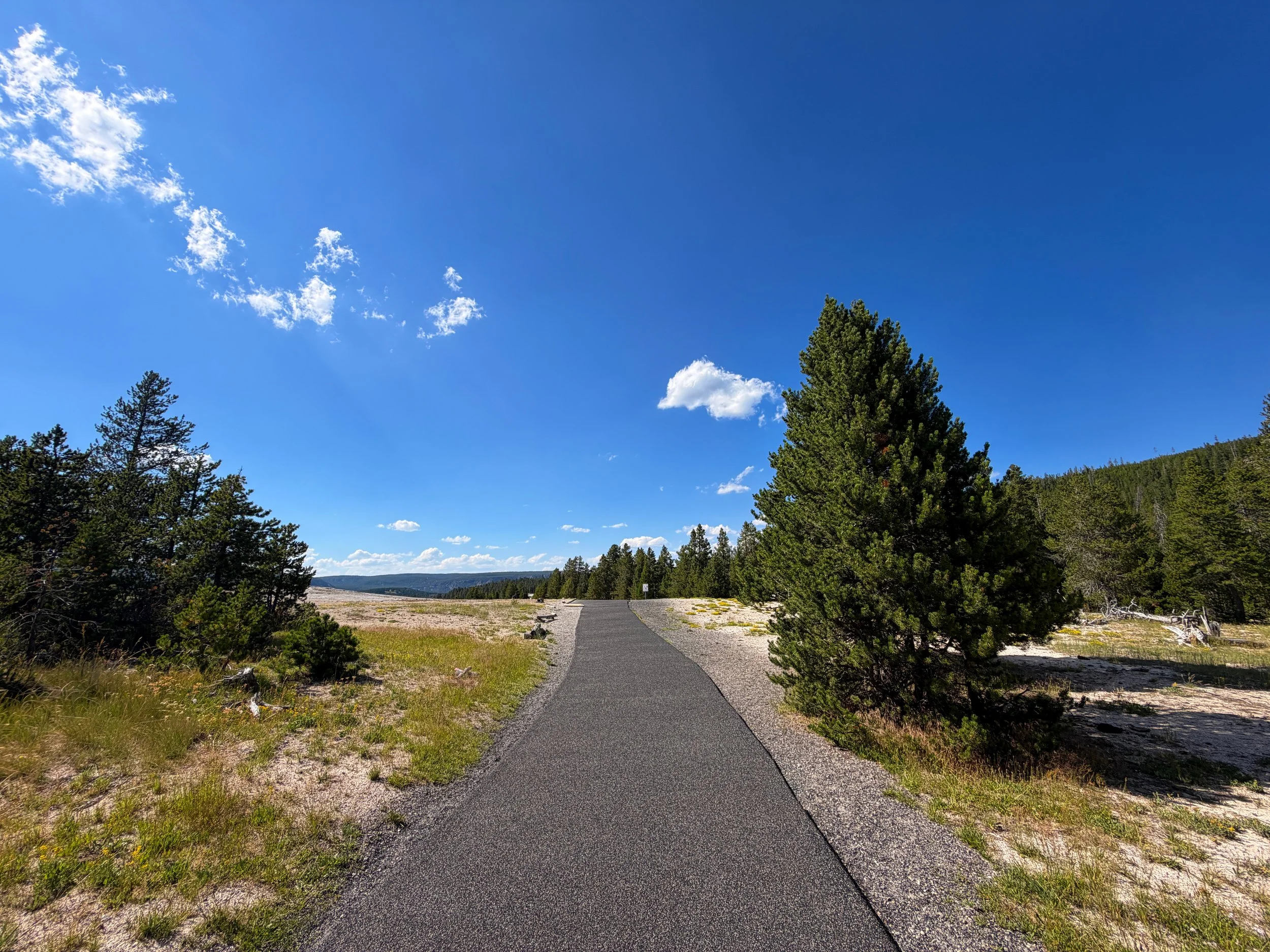 Upper Geyser Hill Trail Yellowstone National Park Wyoming