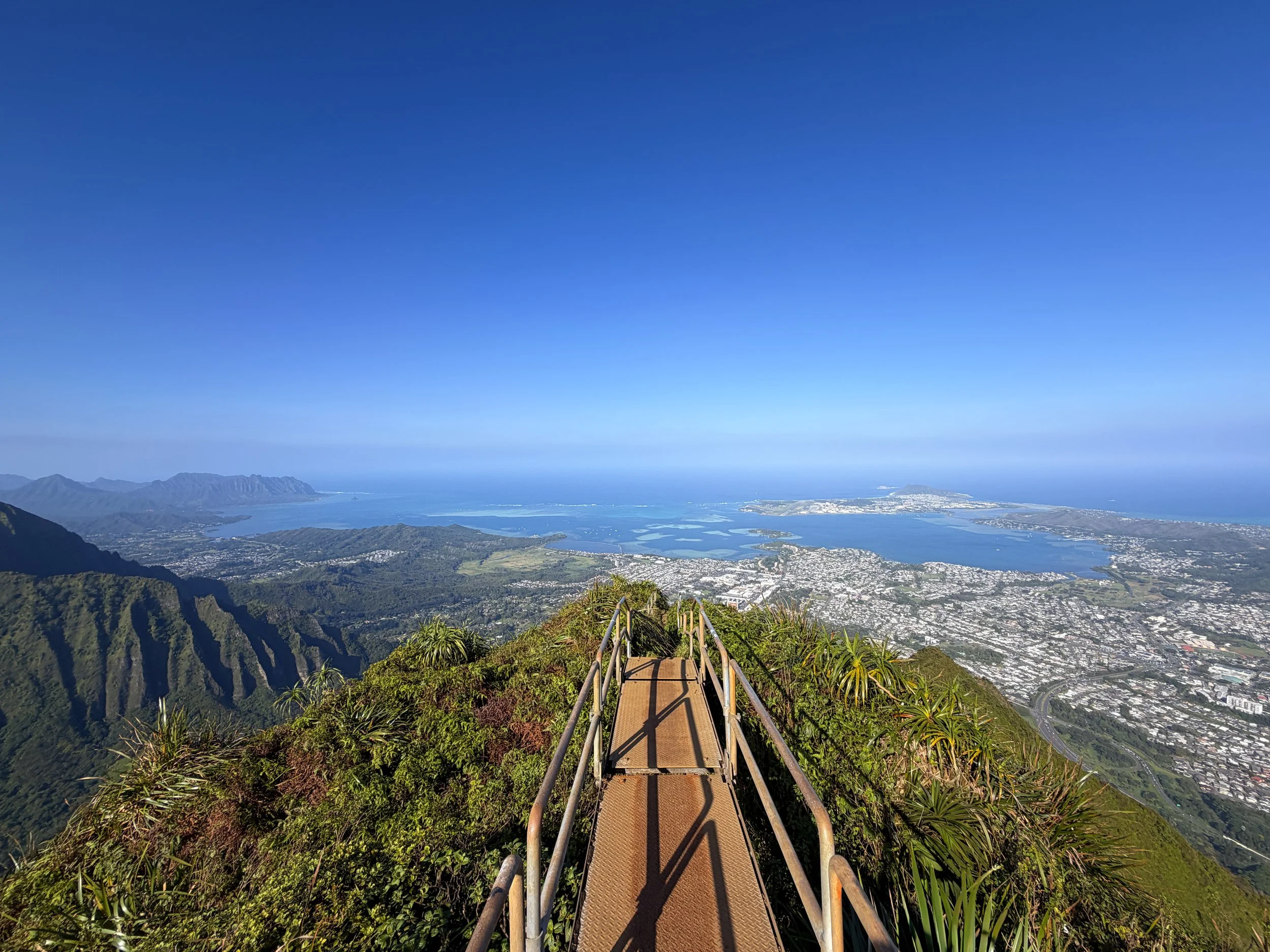 Stairway to Heaven Koolau Summit Trail Oahu Hawaii