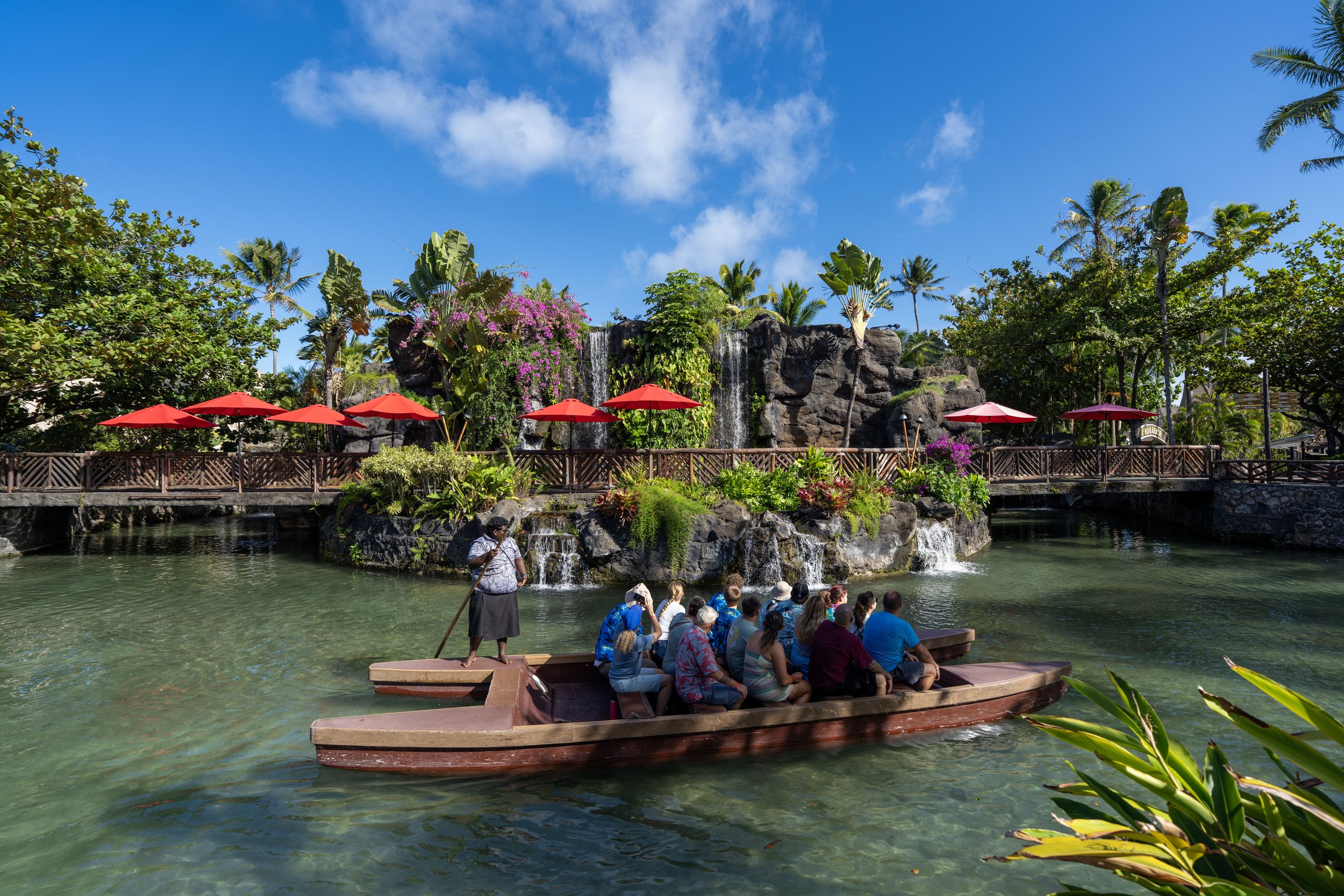 Canoe Tours Polynesian Cultural Center Oahu Hawaii