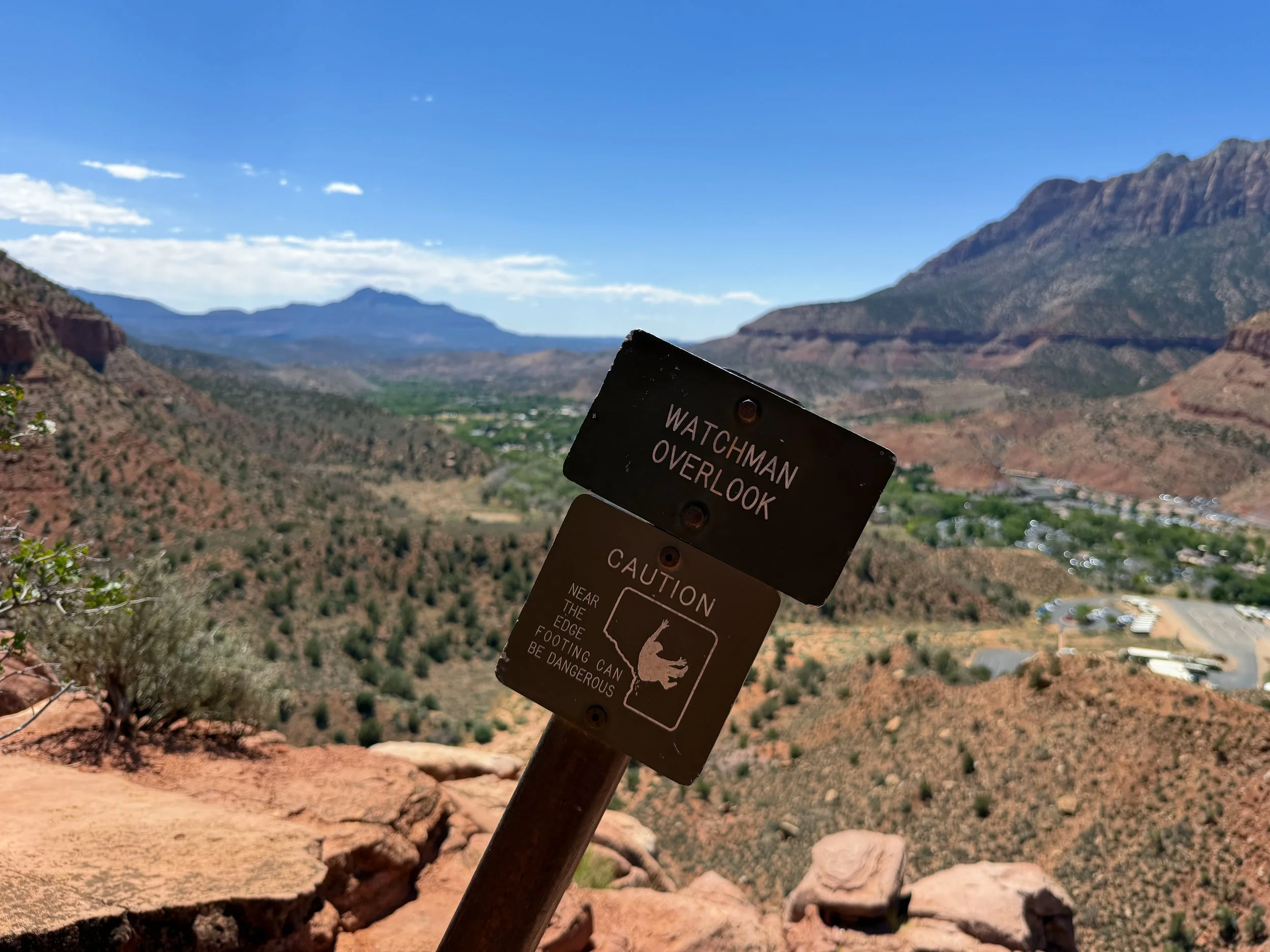 Watchman Overlook Zion National Park Utah
