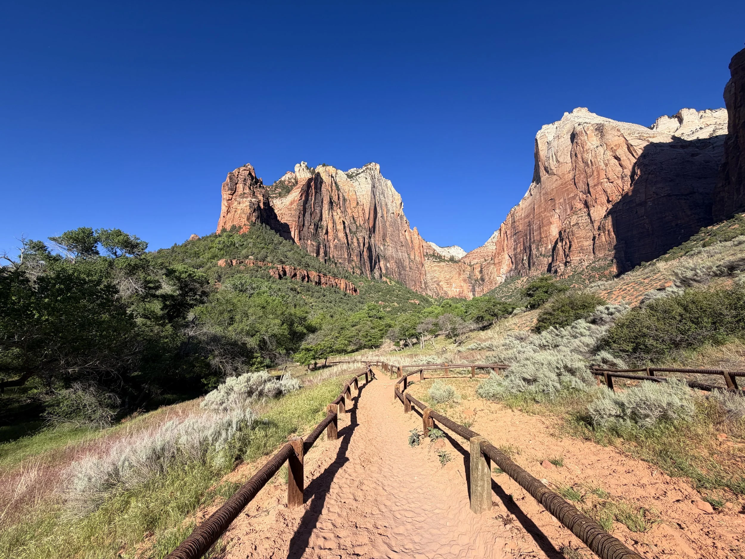 Sand Bench Trail Zion National Park Utah