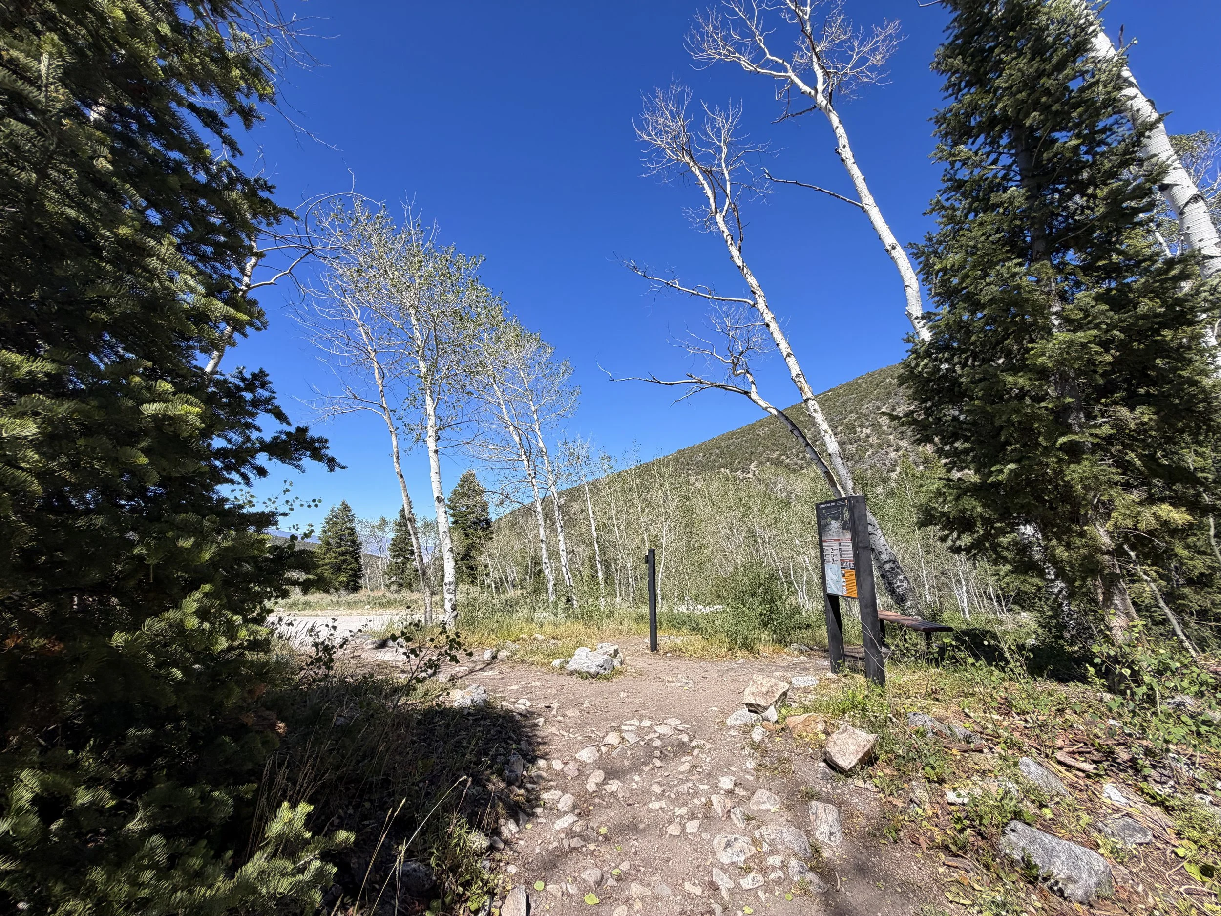 Baker Creek Loop Trailhead Great Basin National Park Nevada