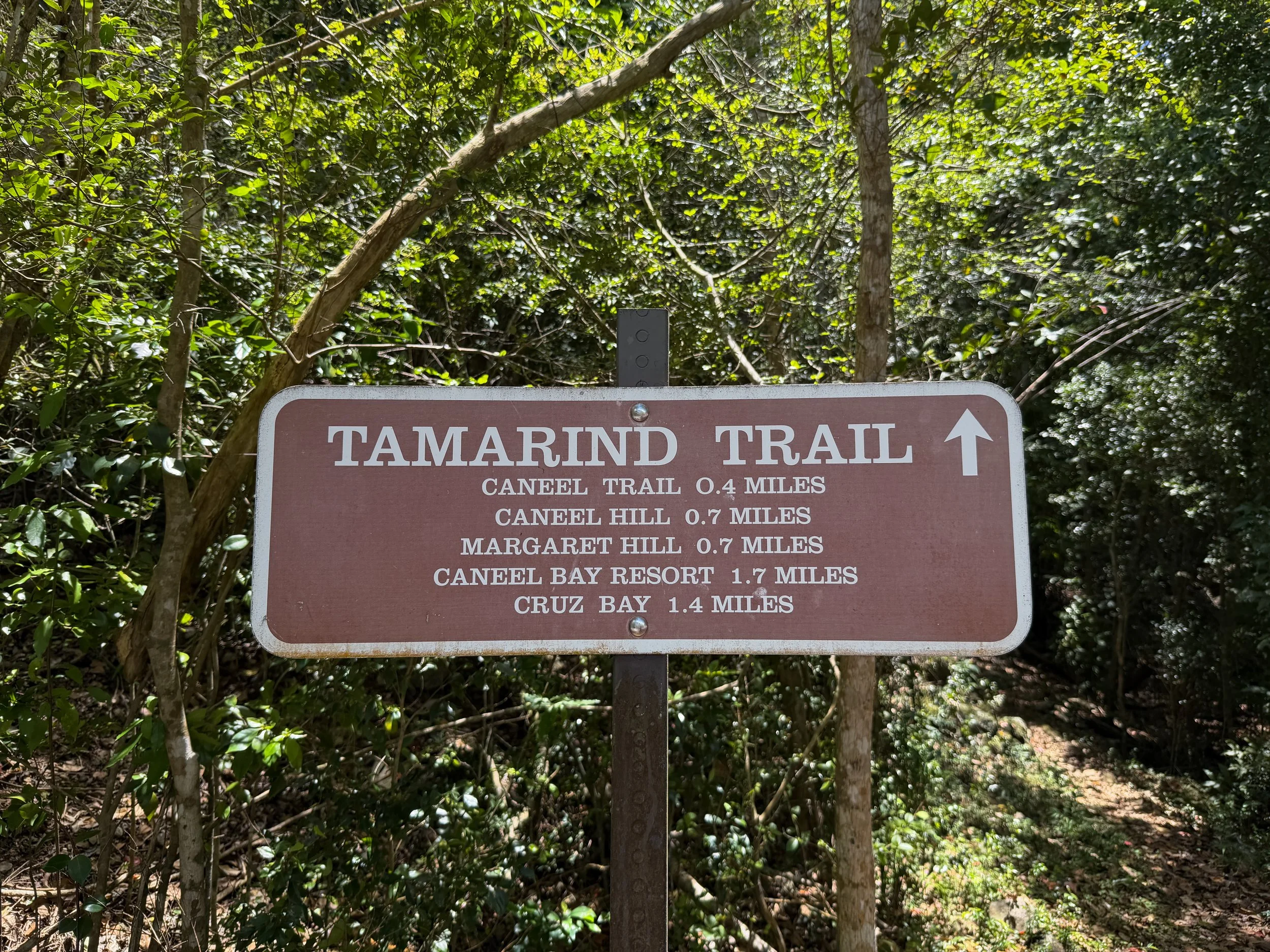 Tamarind Trailhead Virgin Islands National Park