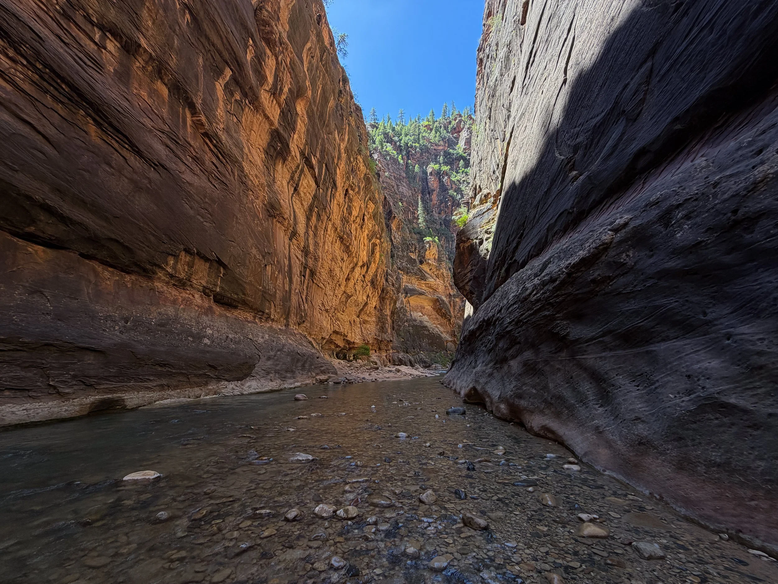 Narrows Trail Zion National Park Utah
