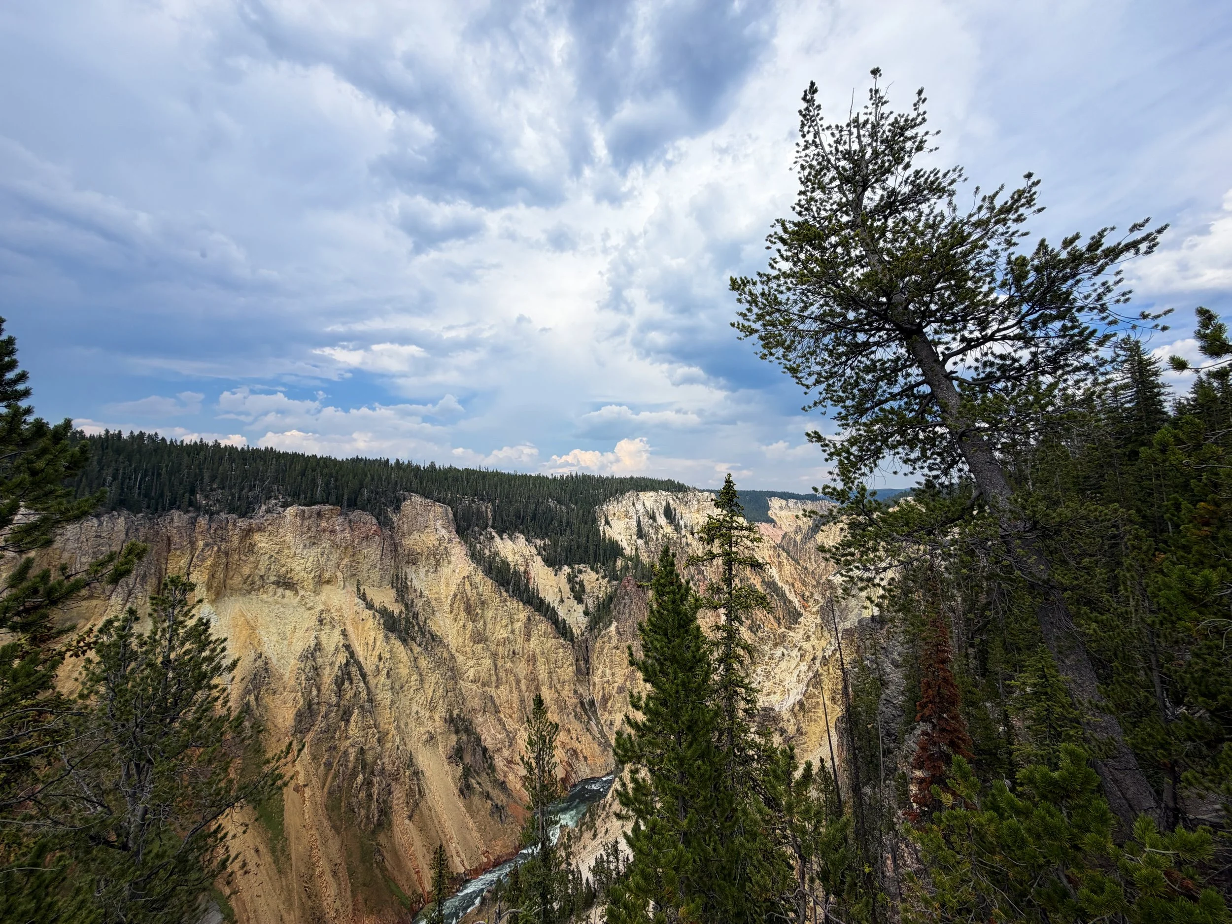 South Rim Trail Yellowstone National Park Wyoming
