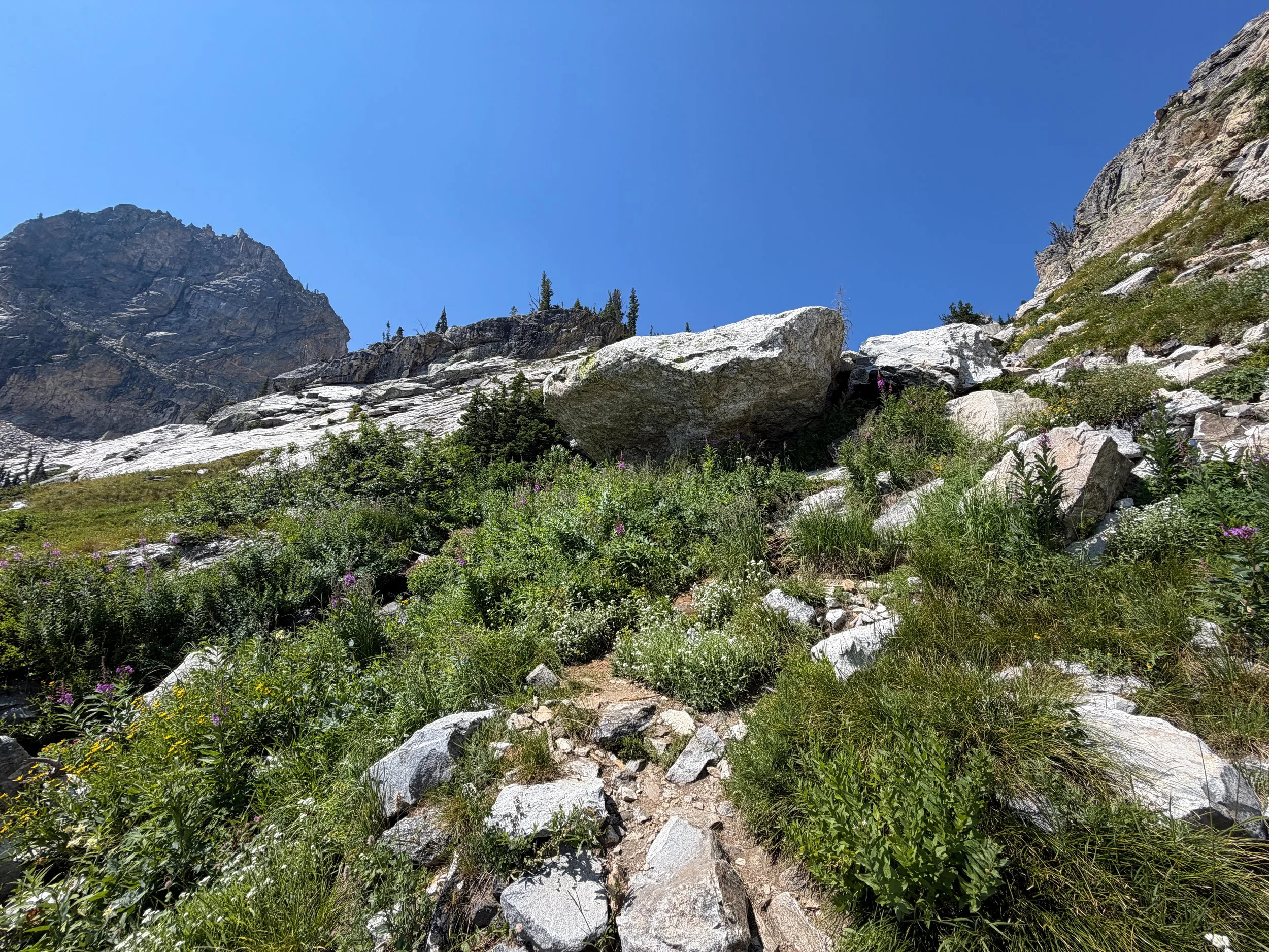 Lake of the Crags Trail Grand Teton National Park Wyoming